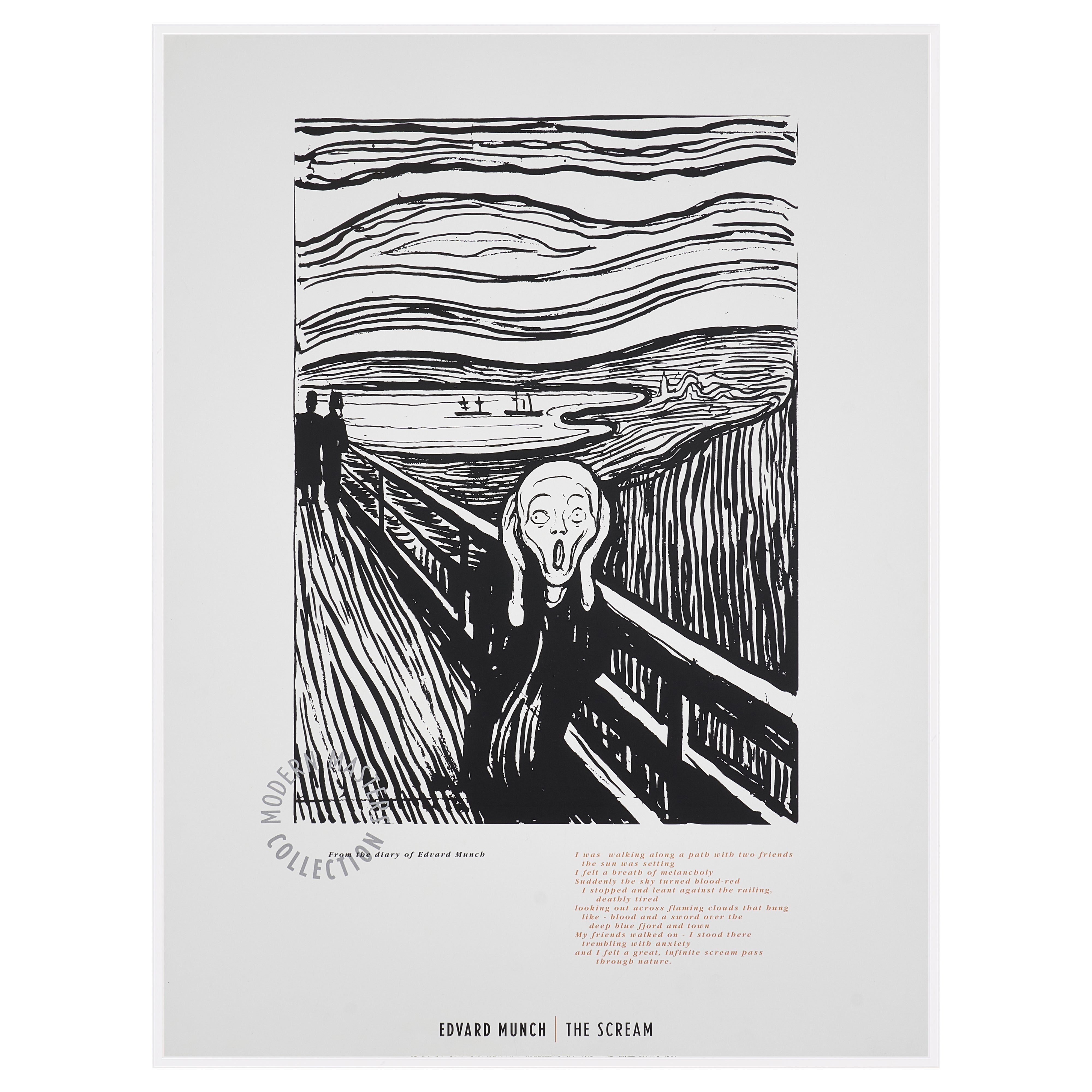 【限定10枚】The Scream 1895 - The Modern Masters Collection 1990s / エドヴァルド・ムンク