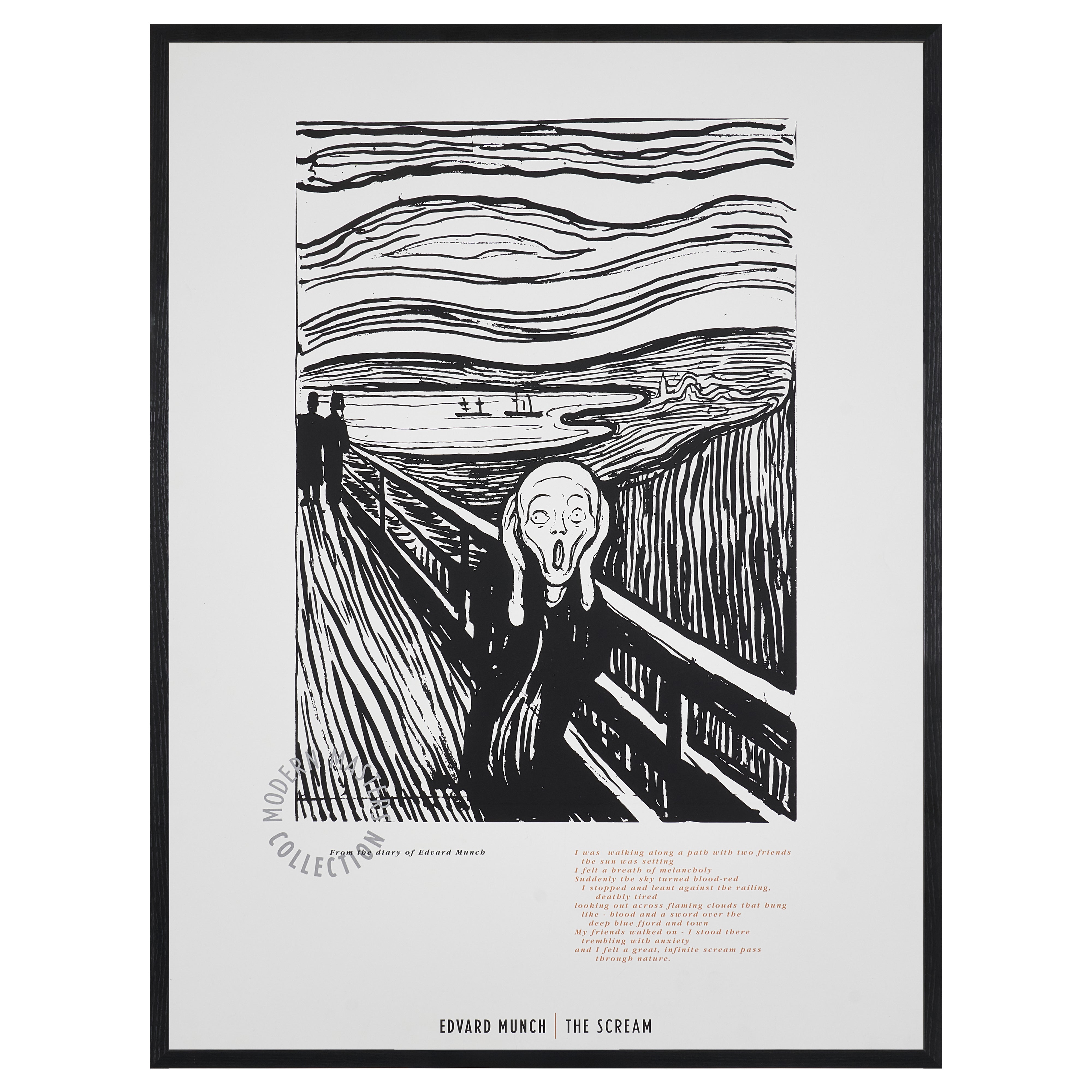【限定10枚】The Scream 1895 - The Modern Masters Collection 1990s / エドヴァルド・ムンク