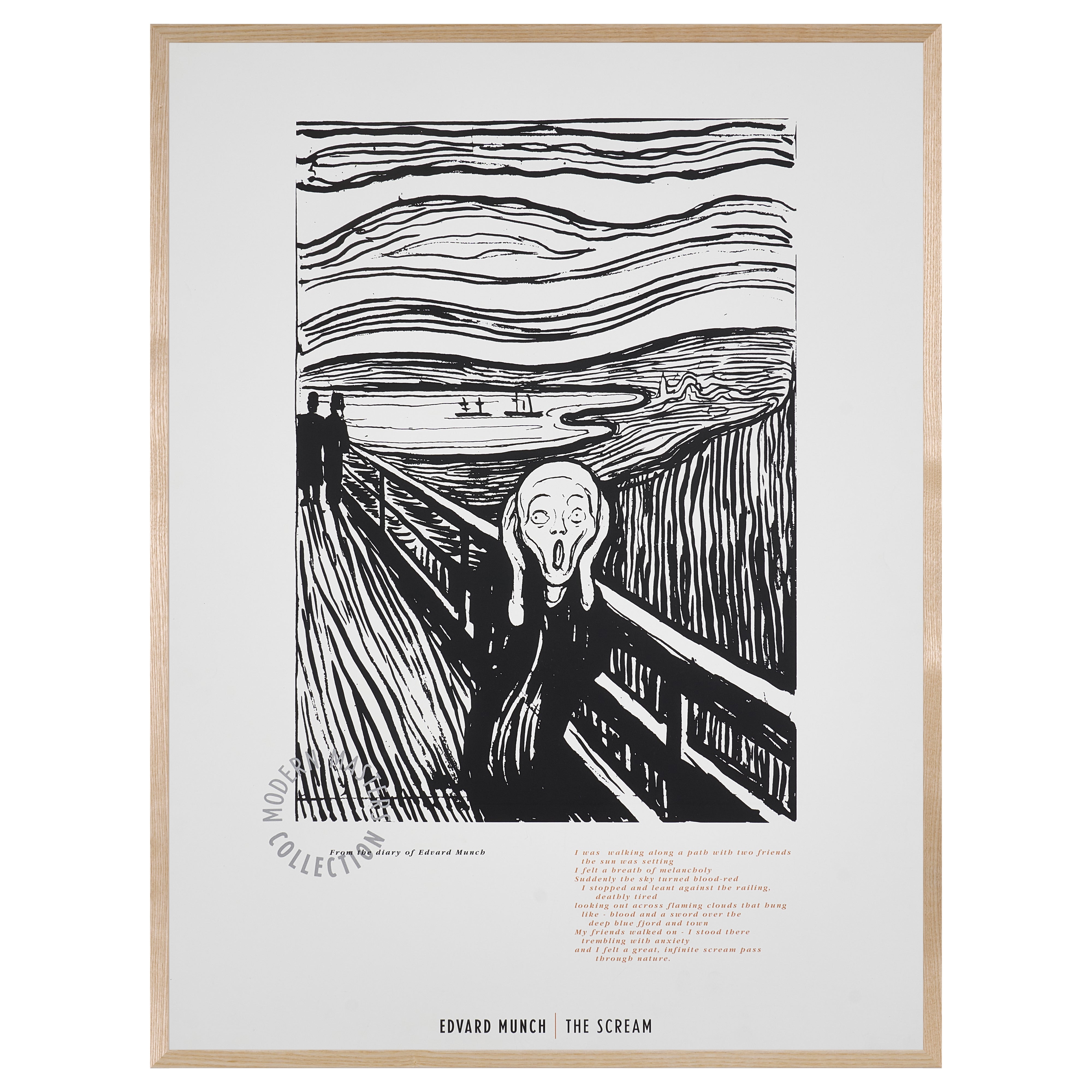 【限定10枚】The Scream 1895 - The Modern Masters Collection 1990s / エドヴァルド・ムンク