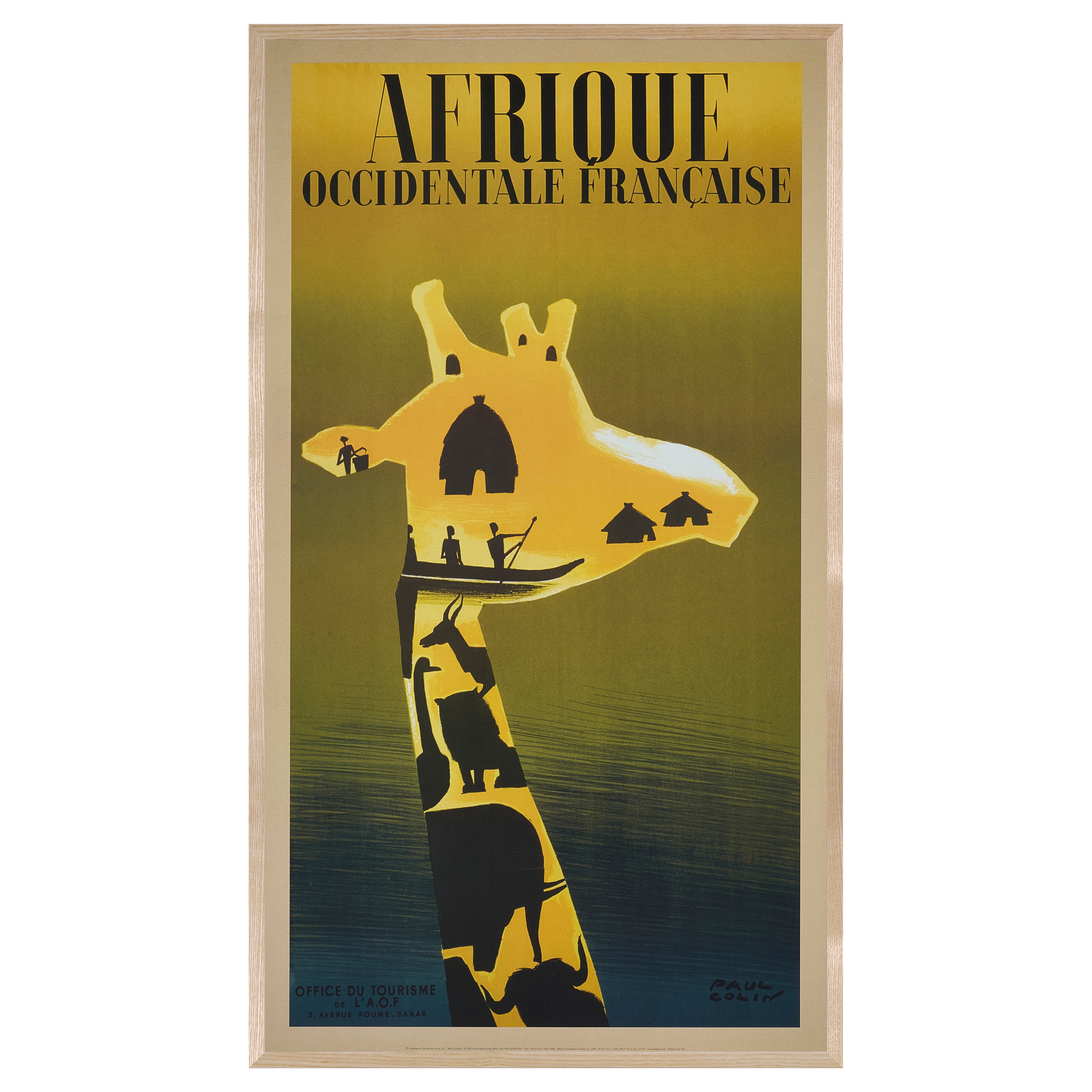 【限定10枚】AFRIQUE OCCIDENTALE FRANÇAISE 1938 - The McGaw Group, LLC 2002 / ポール・コラン