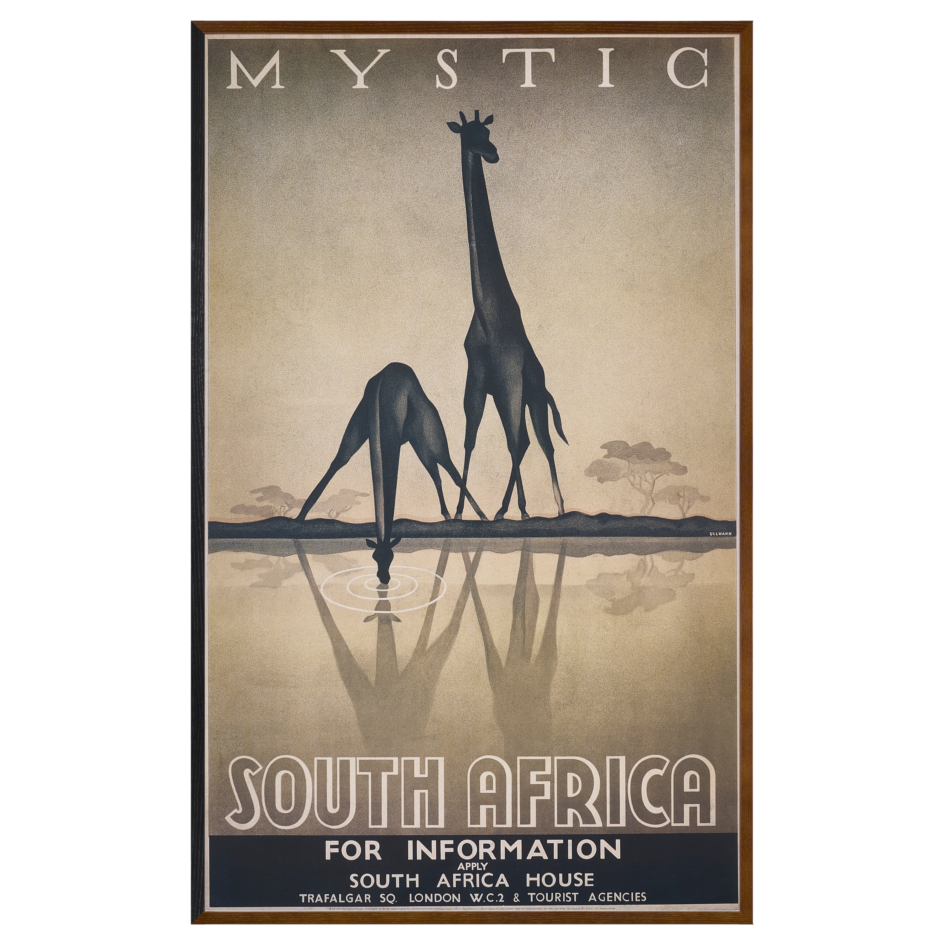 【限定10枚】MYSTIC SOUTH AFRICA 1920s-1930s - A. Bruce McGaw Graphics 1999 / ゲイル・ウルマン