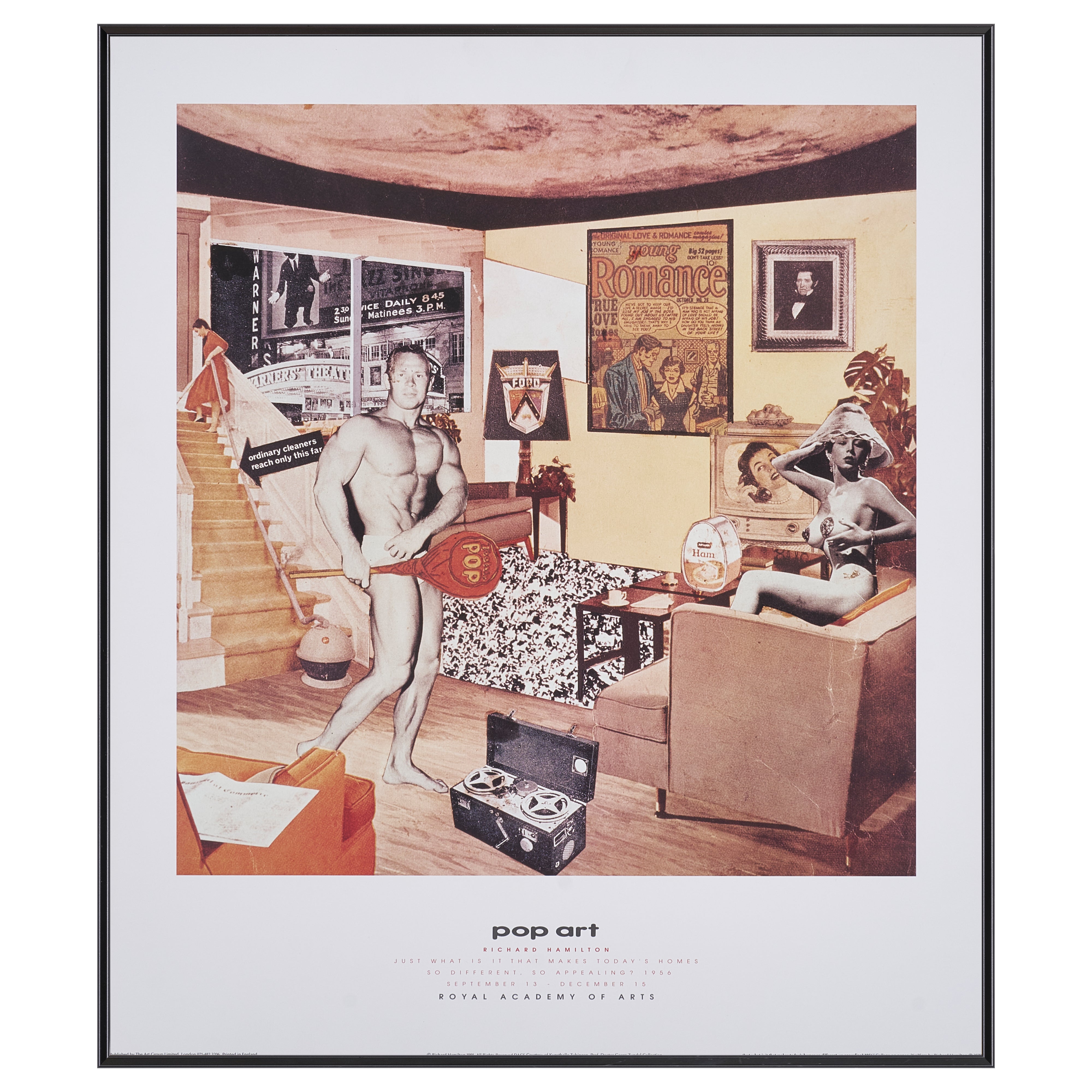 【限定5枚】Just what is it that makes today’s homes so difficult, so appealing? 1956 - Royal Academy of Arts 1991 / リチャード・ハミルトン