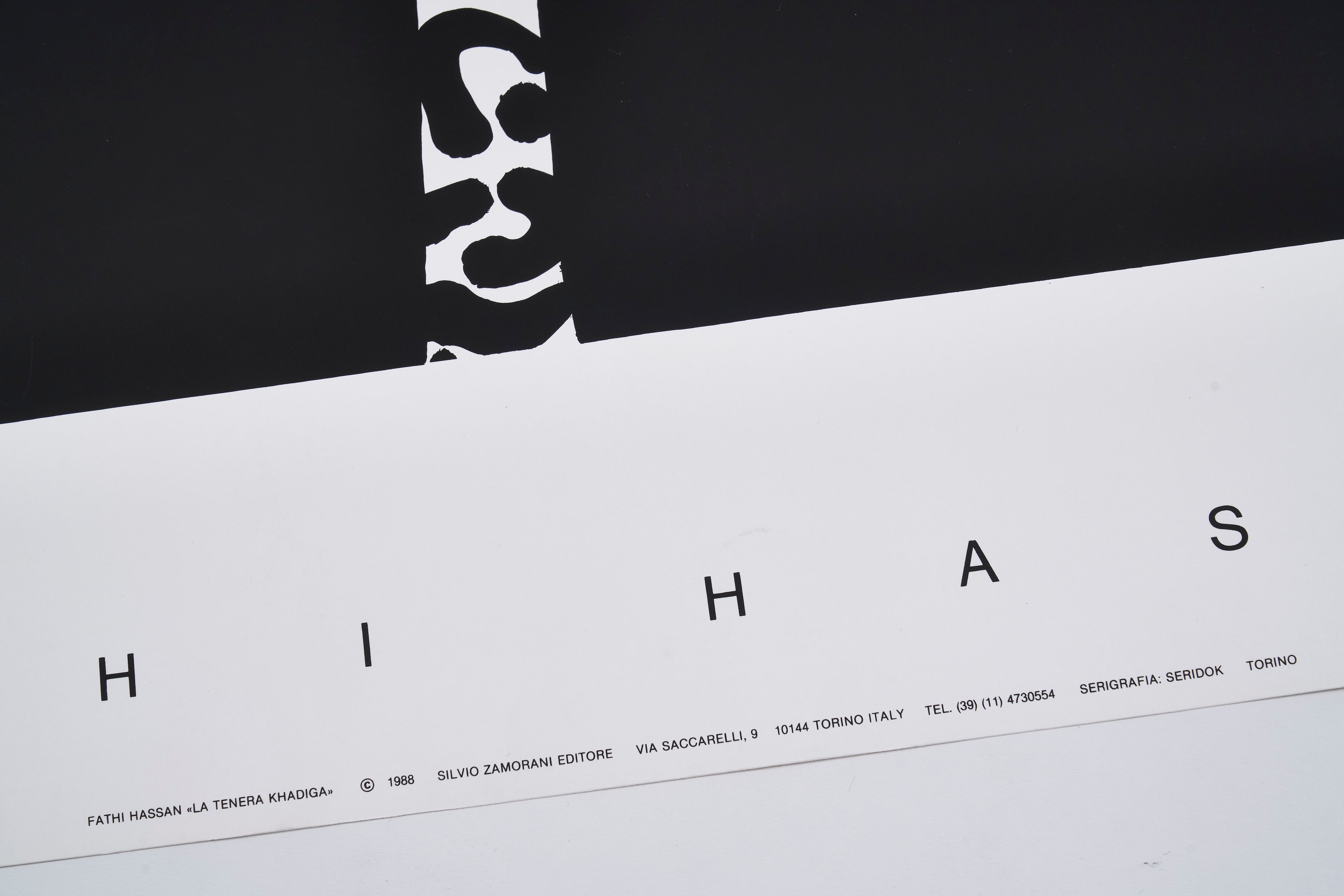 【限定5枚】LA TENERA KHADIGA 1988 - SILVIO ZAMORANI EDITORE 1988 / ファティ・ハッサン