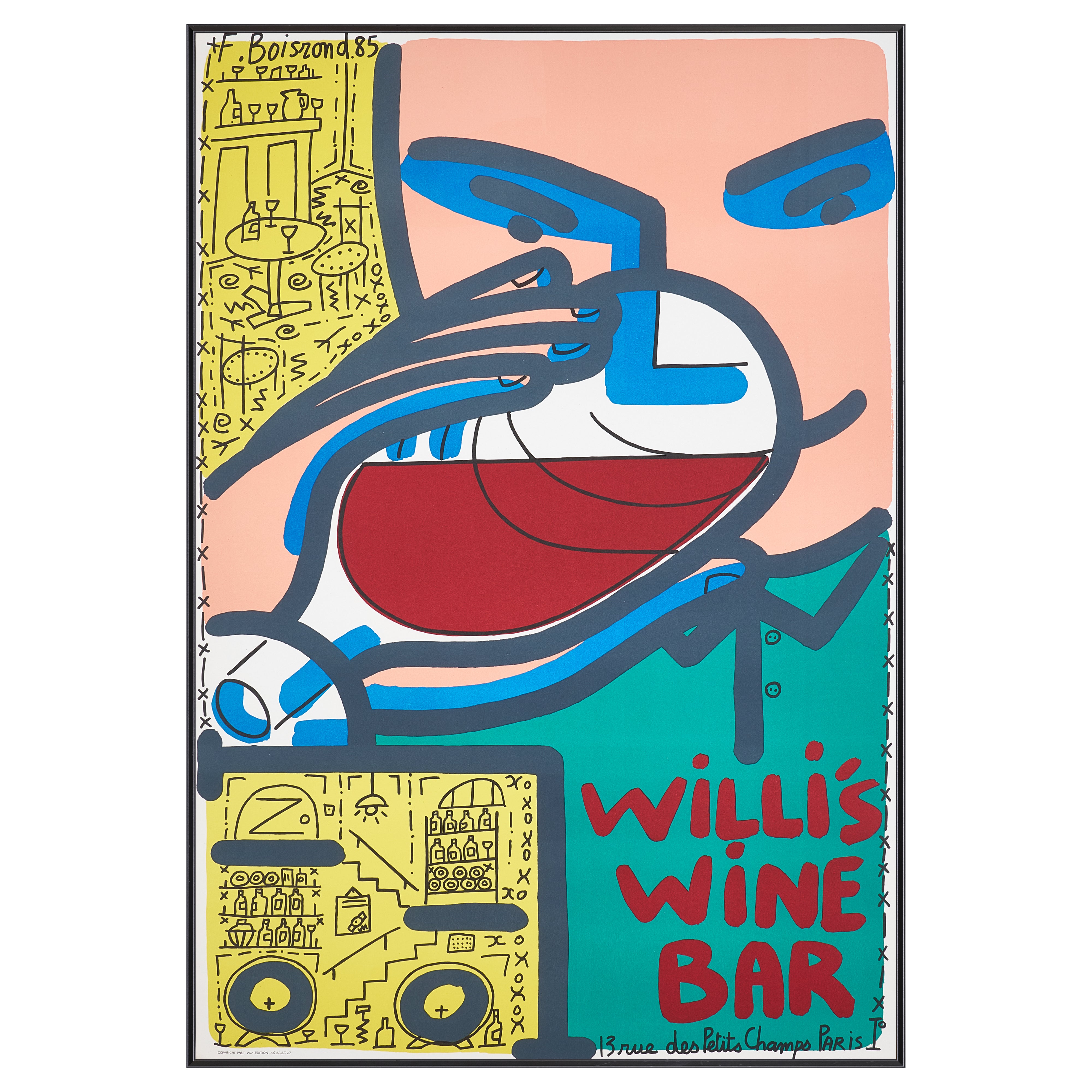 【限定10枚】WILLI’S WINE BAR 1985 / フランソワ・ボワロン