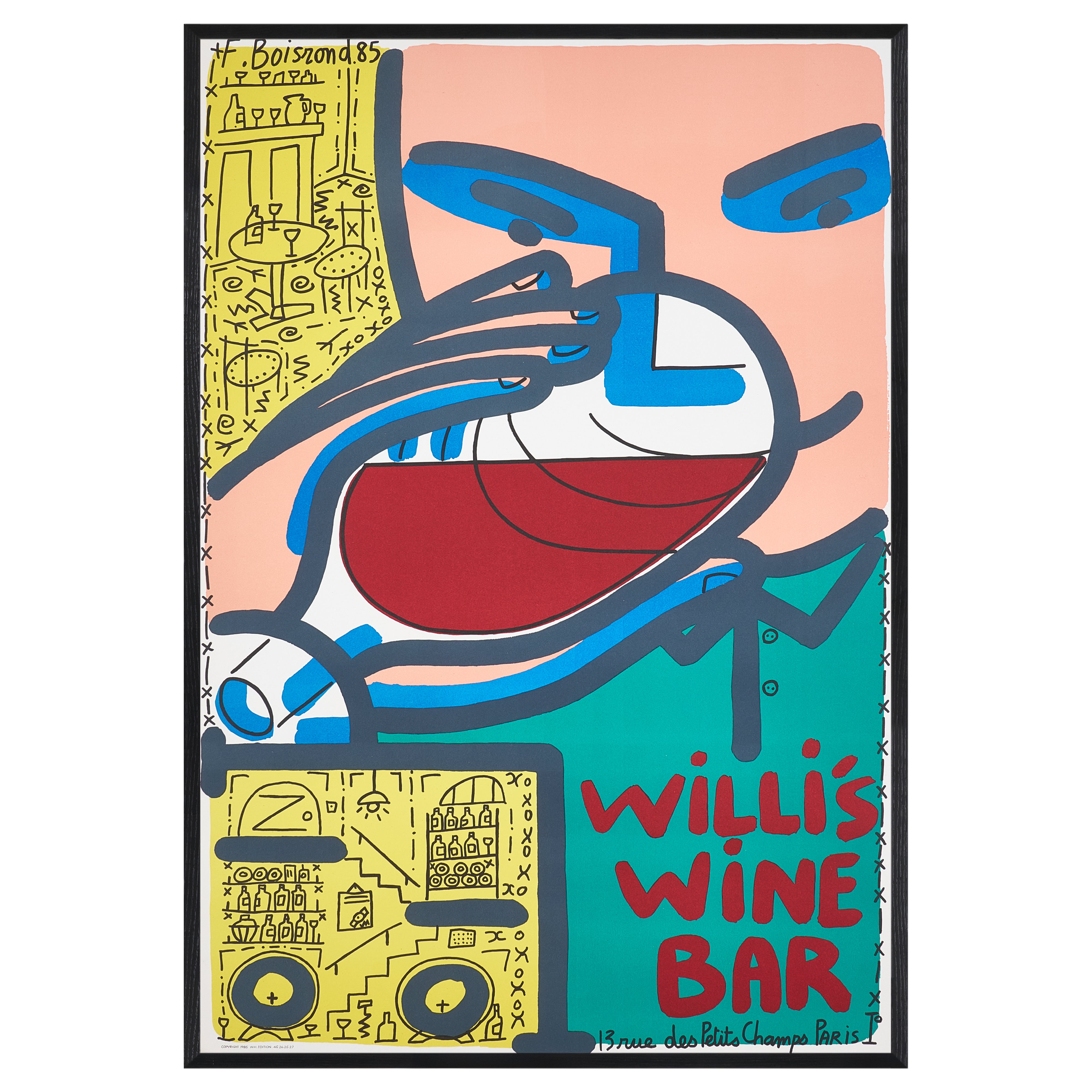 【限定10枚】WILLI’S WINE BAR 1985 / フランソワ・ボワロン