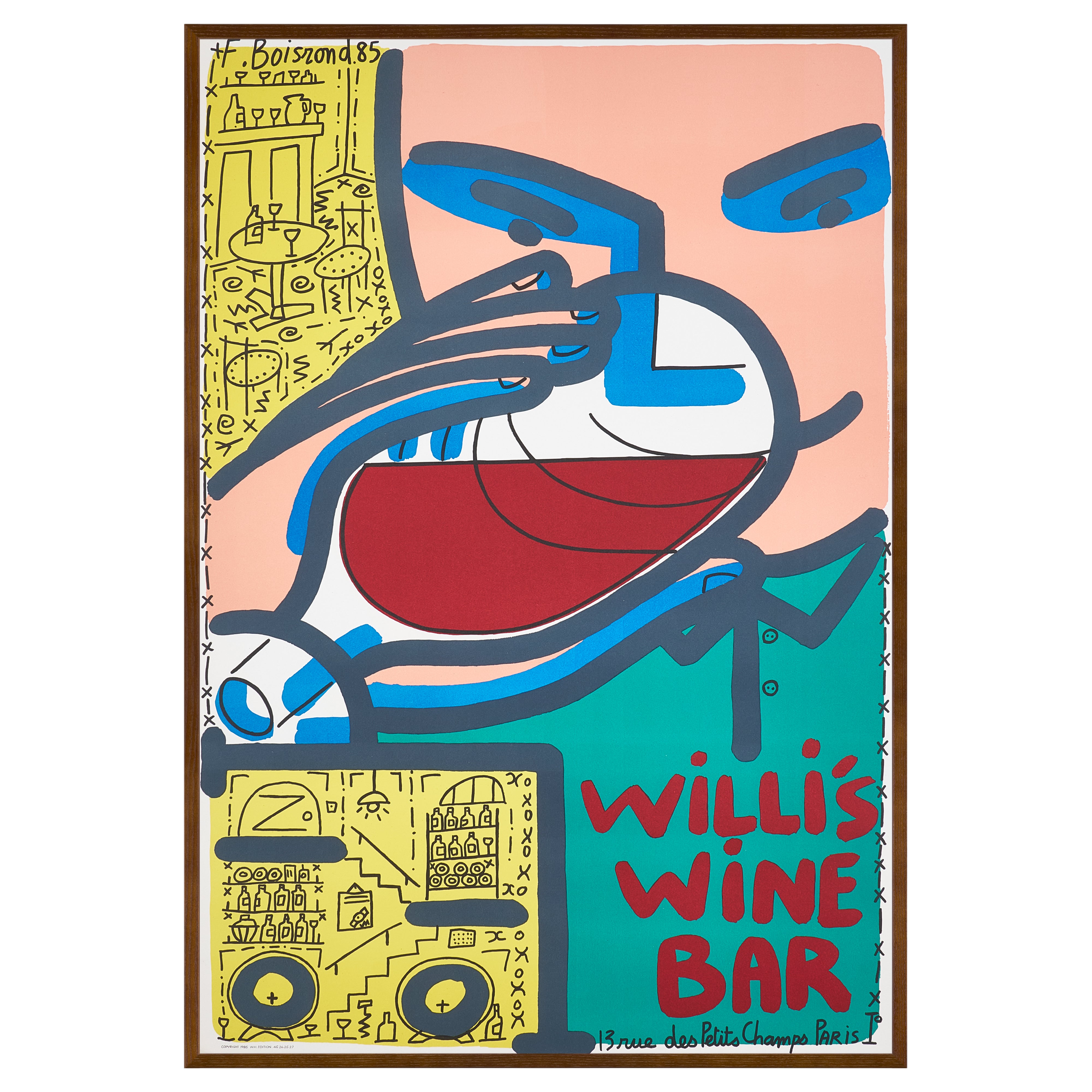 【限定10枚】WILLI’S WINE BAR 1985 / フランソワ・ボワロン