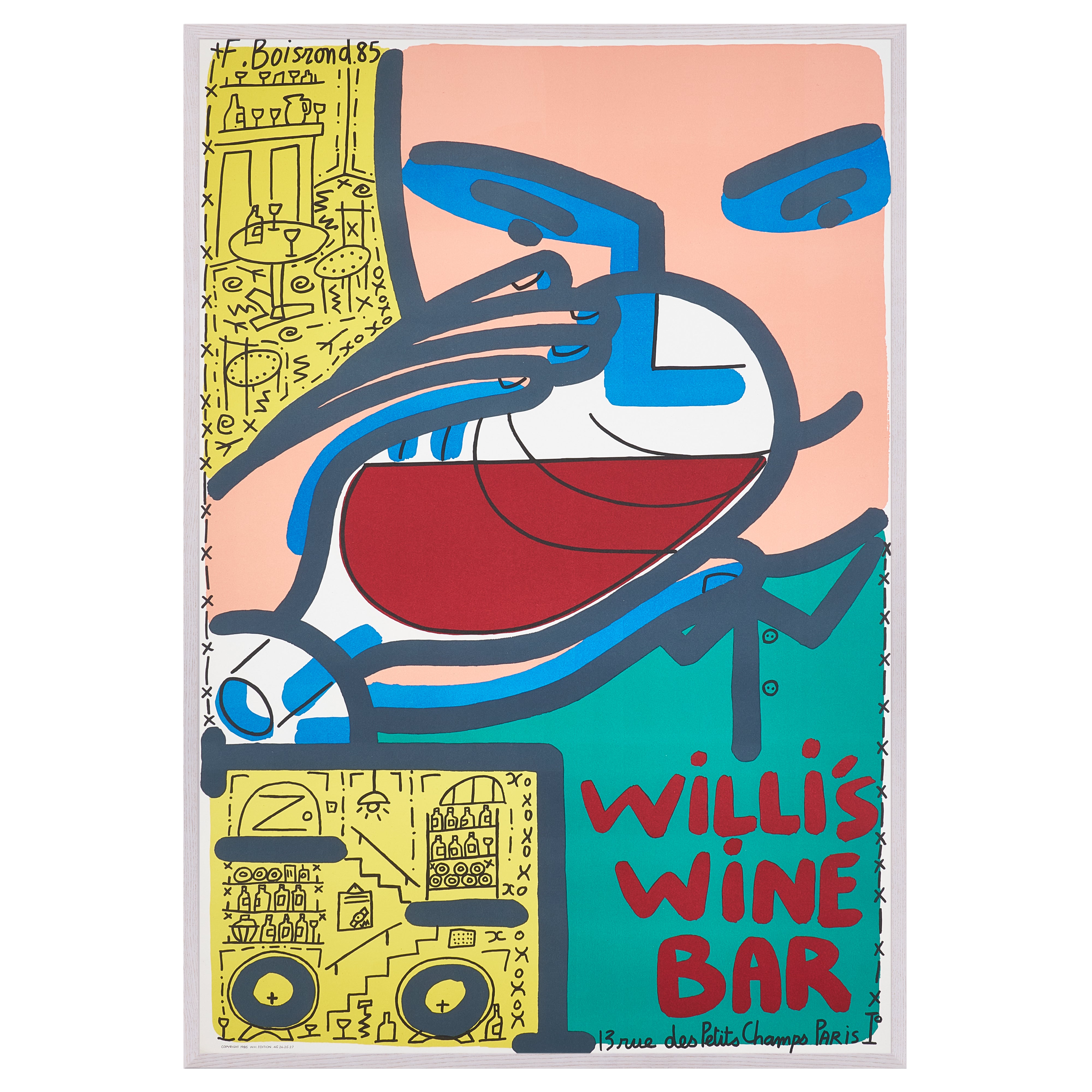 【限定10枚】WILLI’S WINE BAR 1985 / フランソワ・ボワロン