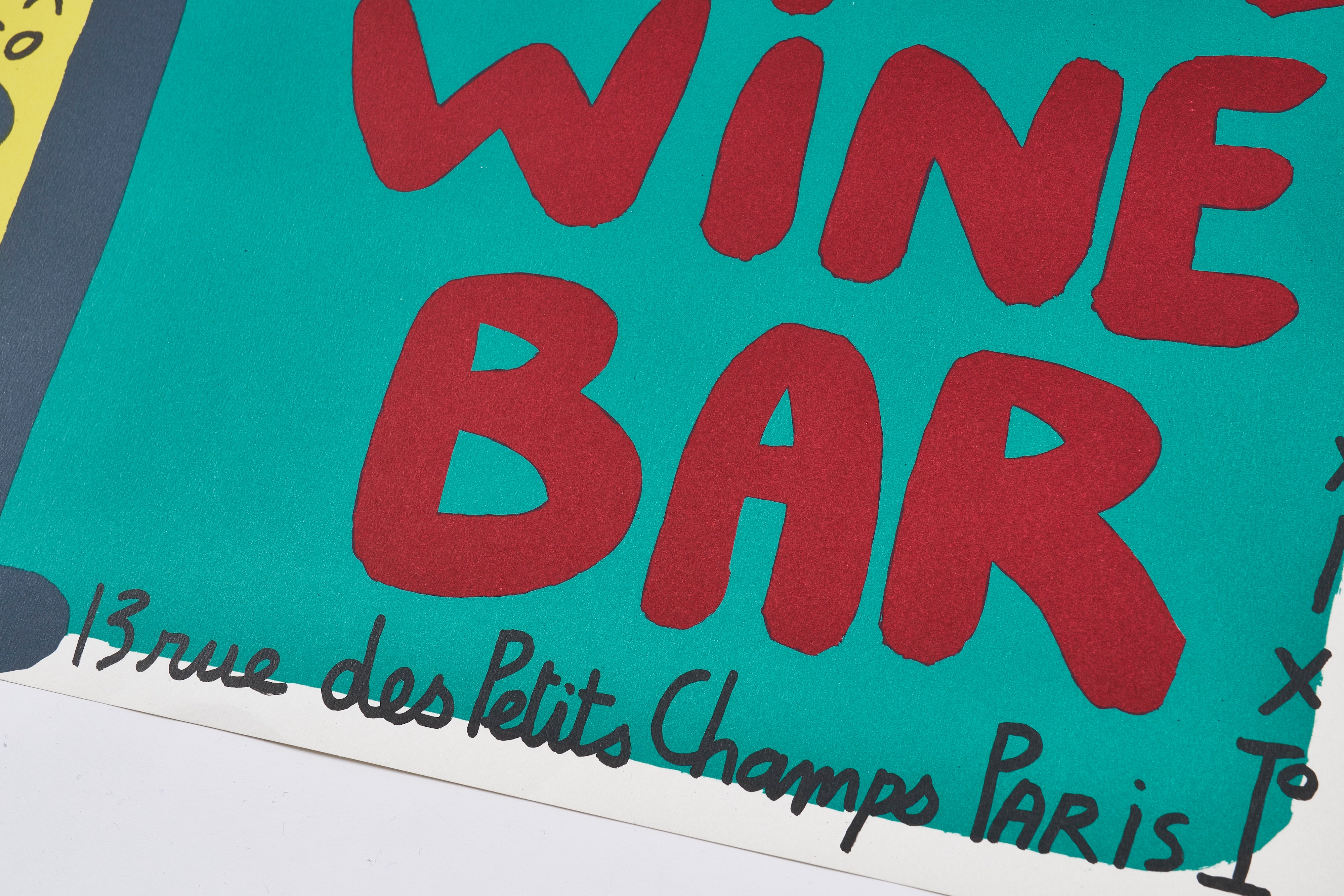 【限定10枚】WILLI’S WINE BAR 1985 / フランソワ・ボワロン