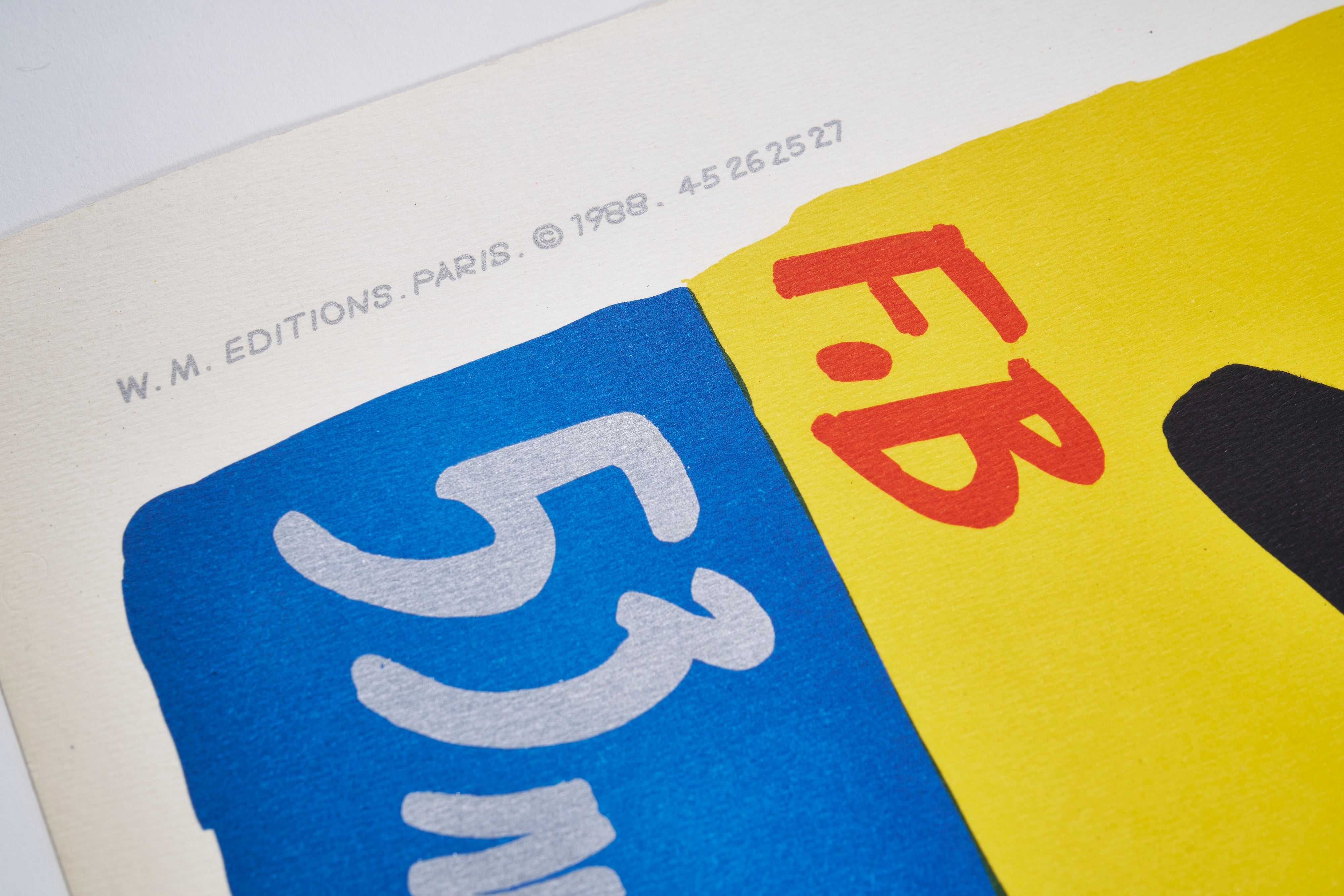【限定10枚】Génération 80, Affiches d’artistes 1988 / フランソワ・ボワロン