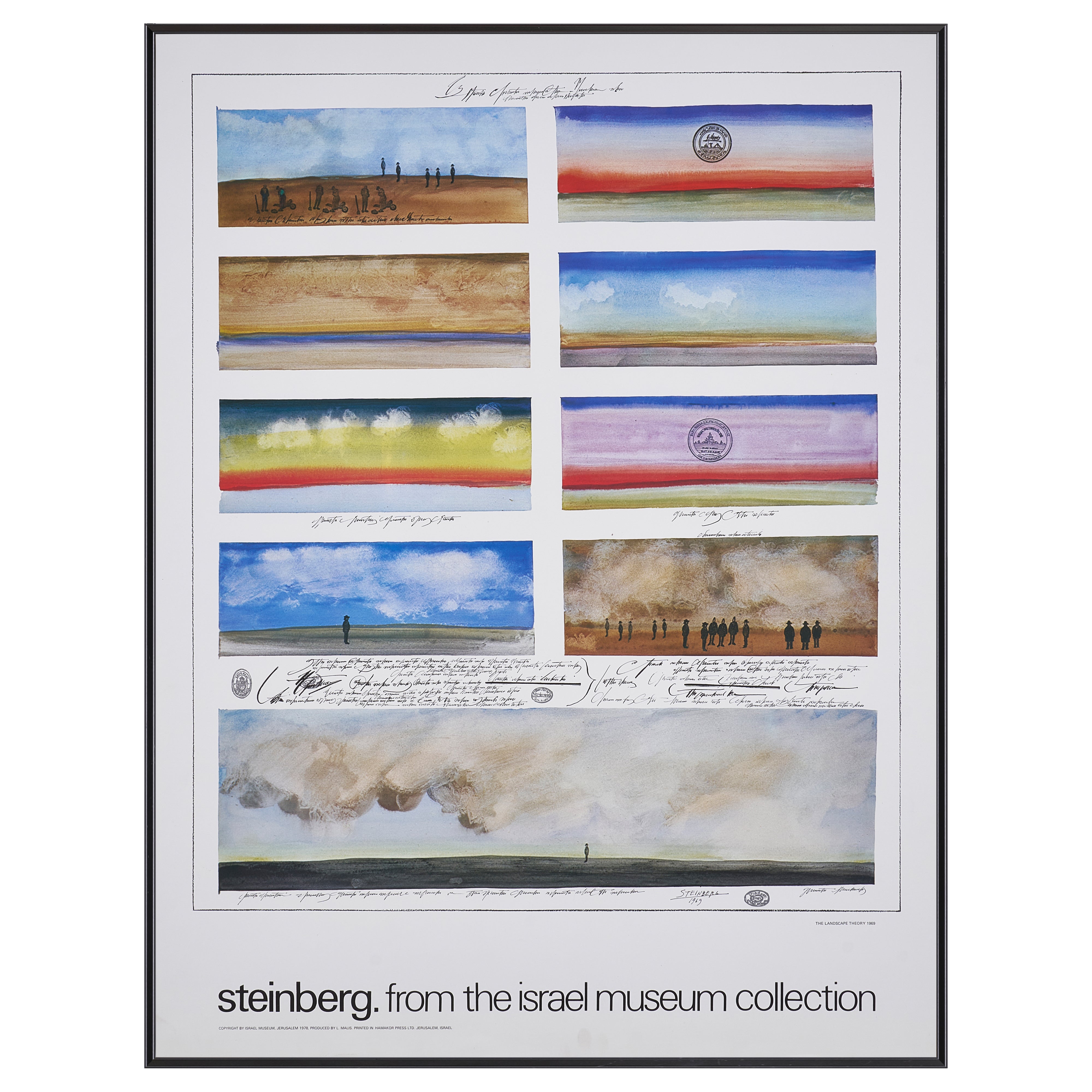 【限定10枚】The Landscape Theory 1969 - ISRAEL MUSEUM 1978 / ソール・スタインバーグ