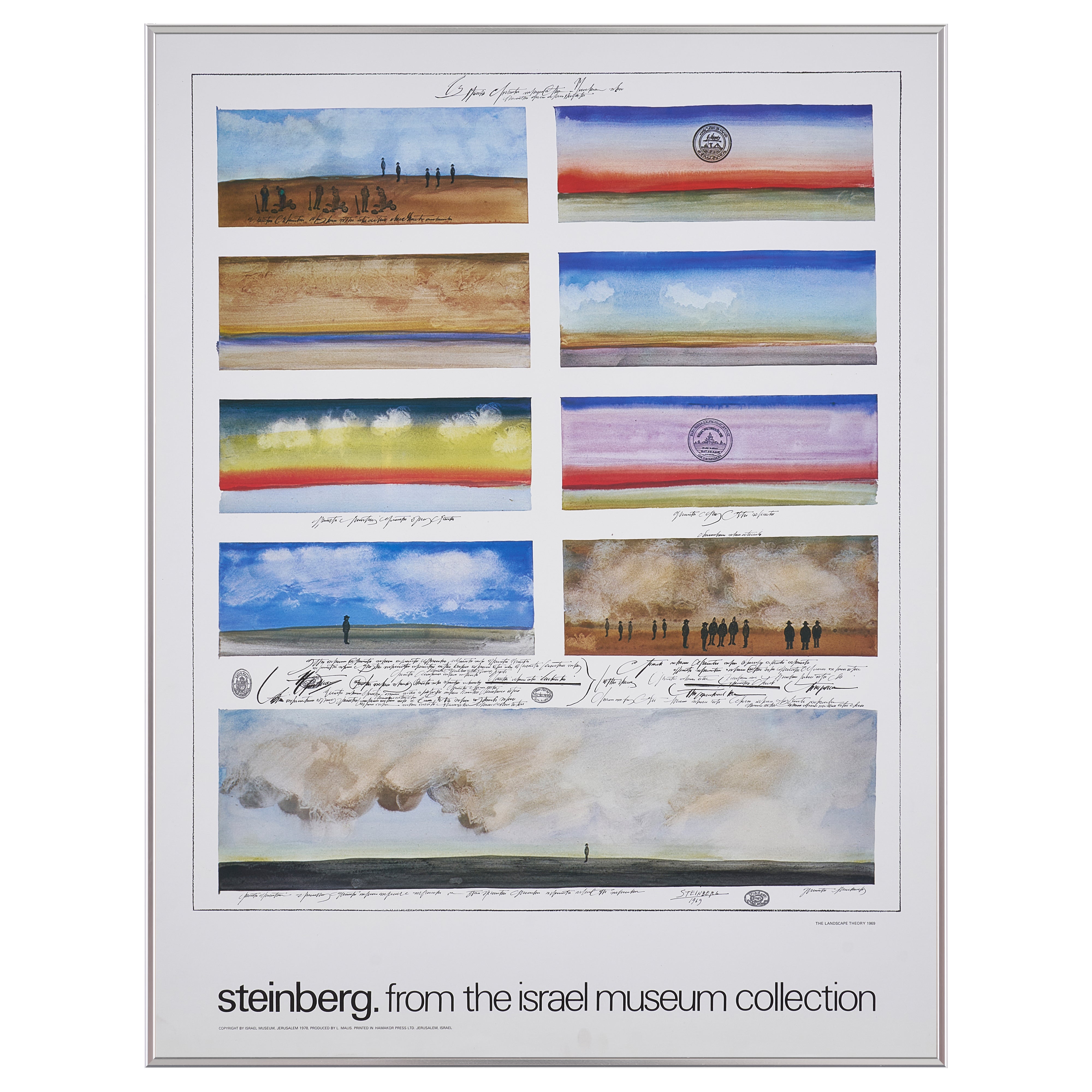 【限定10枚】The Landscape Theory 1969 - ISRAEL MUSEUM 1978 / ソール・スタインバーグ