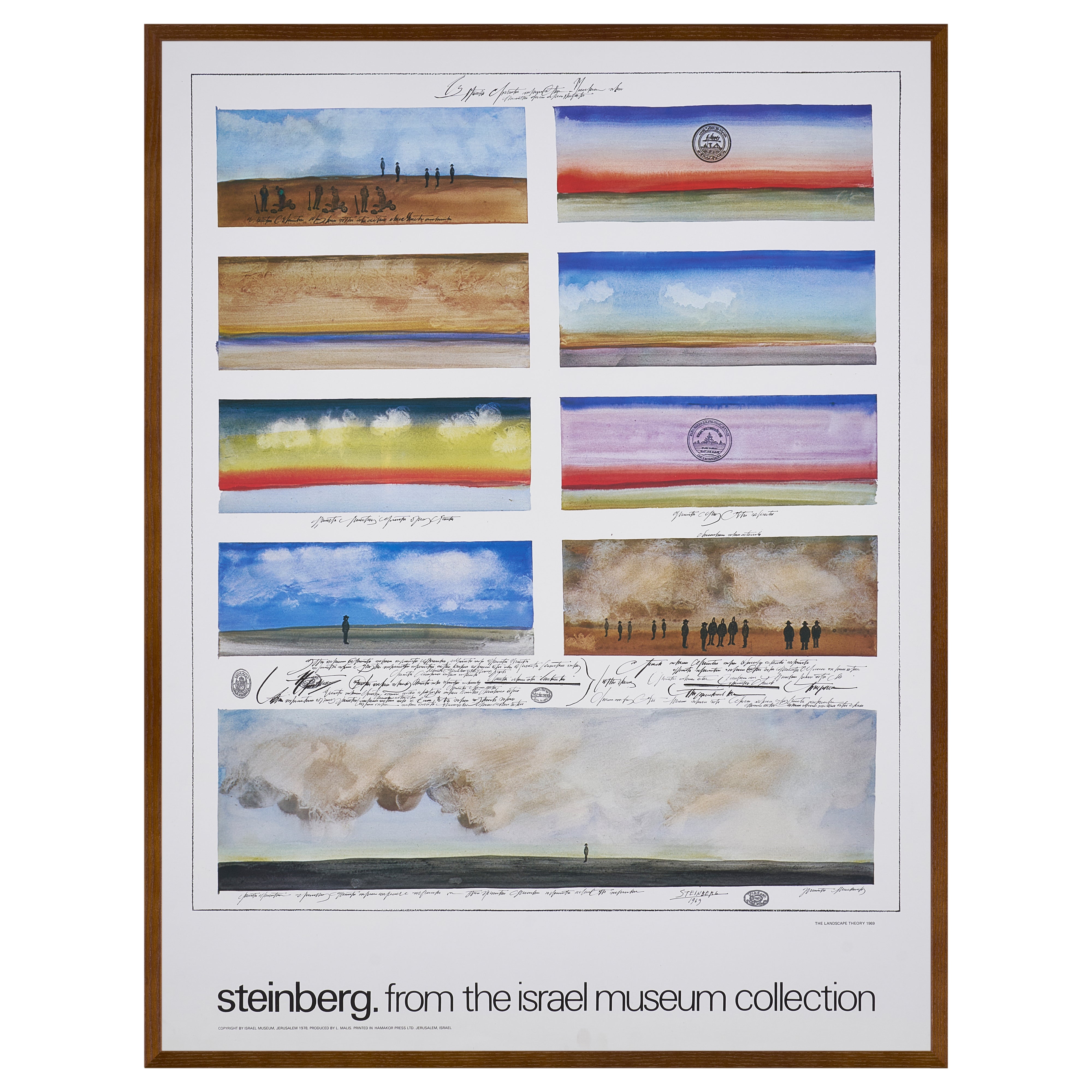 【限定10枚】The Landscape Theory 1969 - ISRAEL MUSEUM 1978 / ソール・スタインバーグ