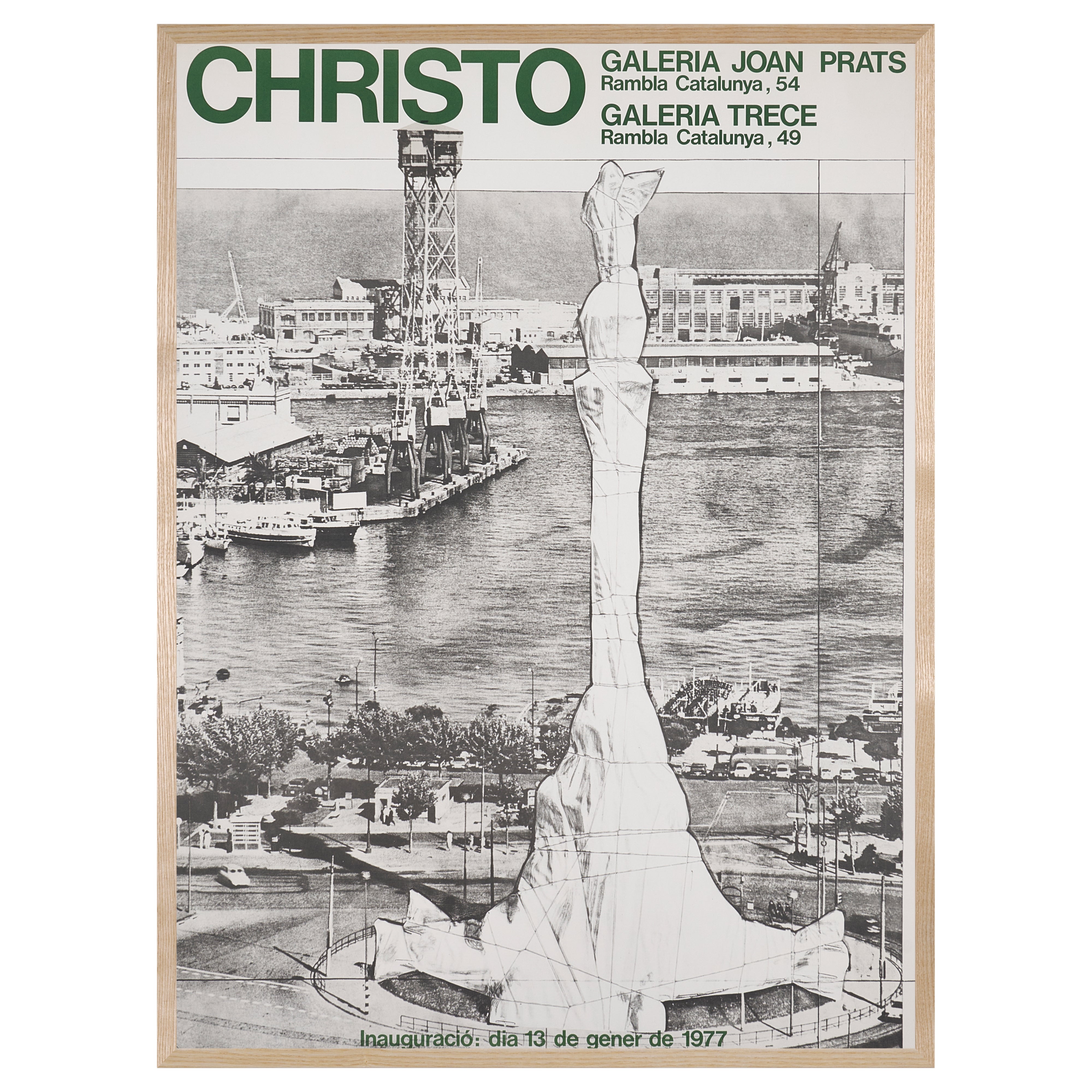 【限定5枚】Exhibition at Galeria Joan Prats & Galeria Trece 1977 - LA POLIGRAFA 1977  / クリスト＆ジャンヌ=クロード