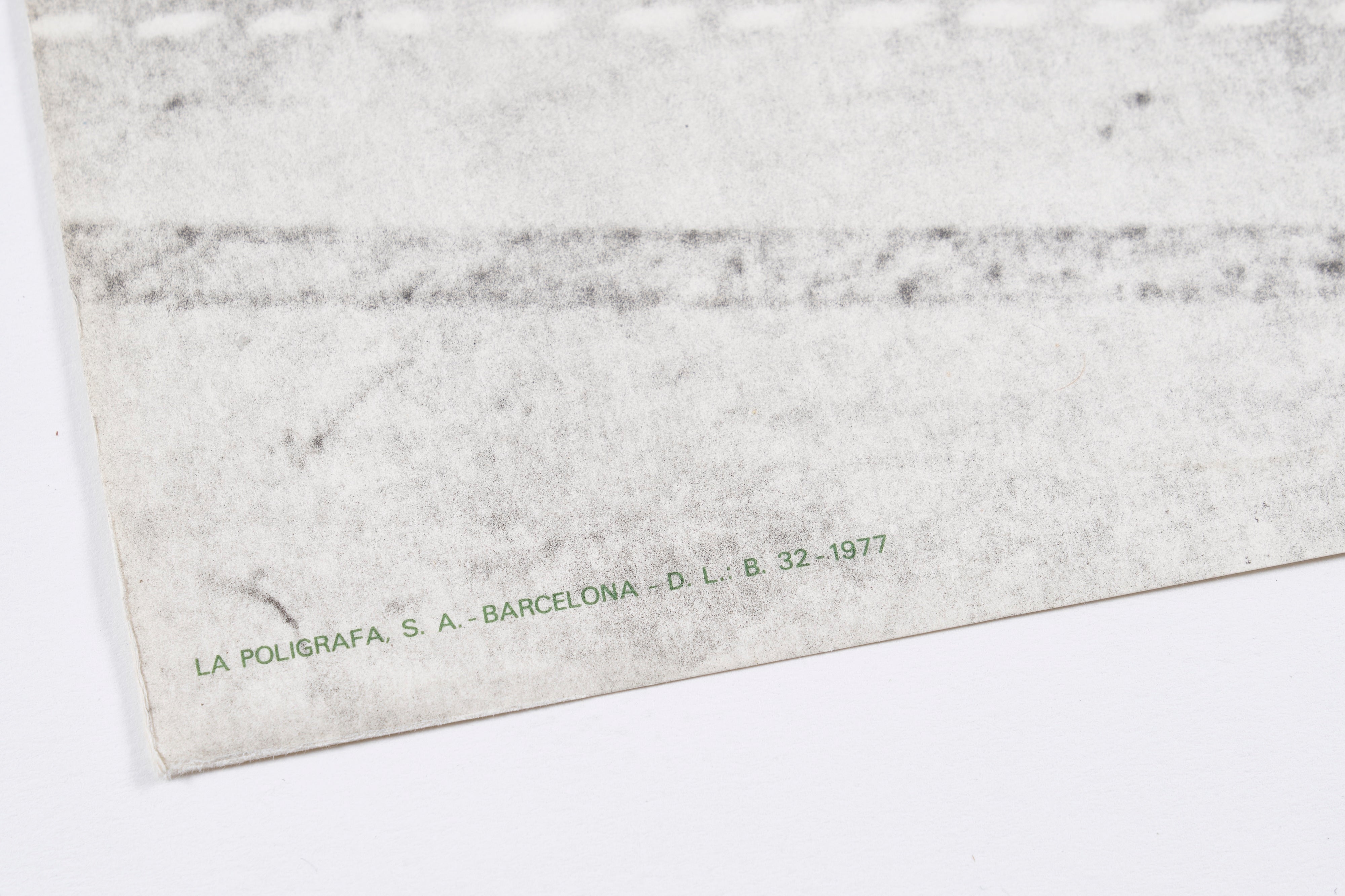 【限定5枚】Exhibition at Galeria Joan Prats & Galeria Trece 1977 - LA POLIGRAFA 1977  / クリスト＆ジャンヌ=クロード