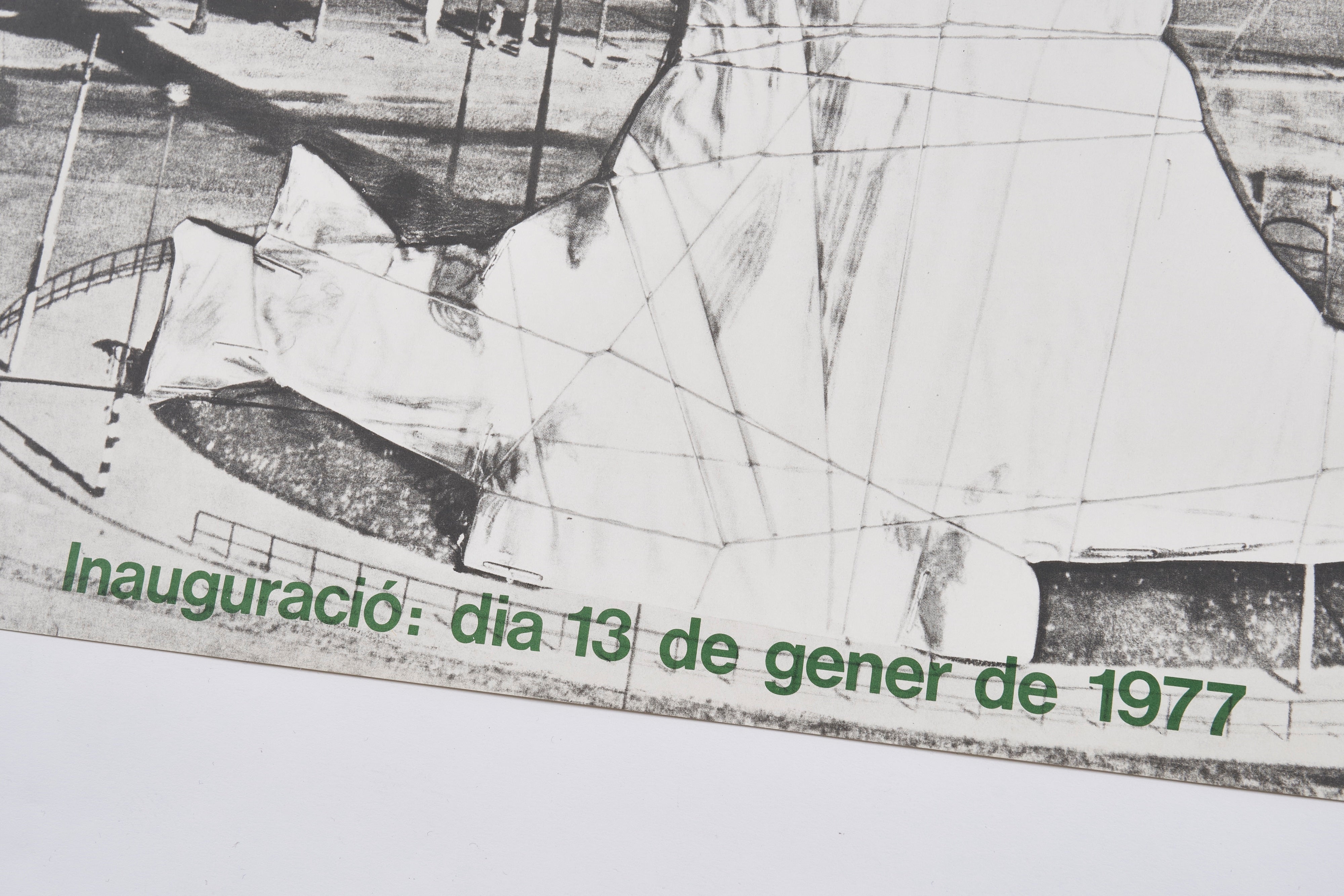 【限定5枚】Exhibition at Galeria Joan Prats & Galeria Trece 1977 - LA POLIGRAFA 1977  / クリスト＆ジャンヌ=クロード