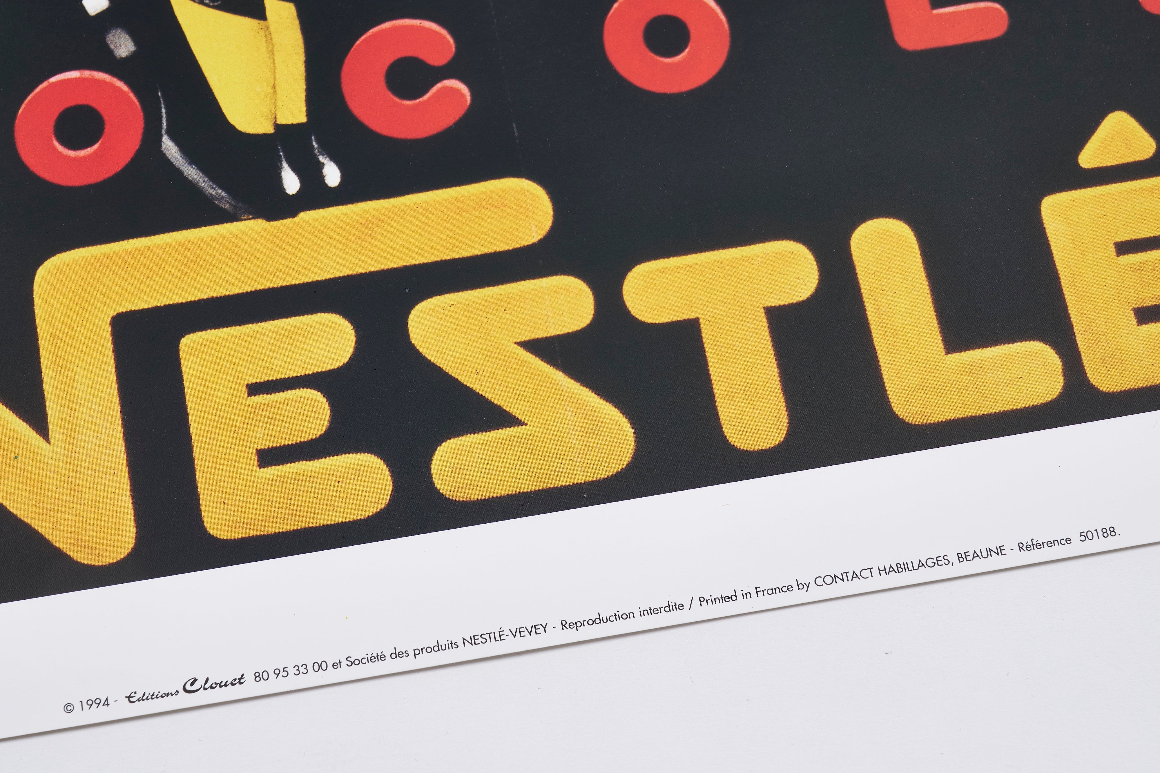 限定5枚】CHOCOLAT NESTLE 1930s - Editions Clouet, France 1994