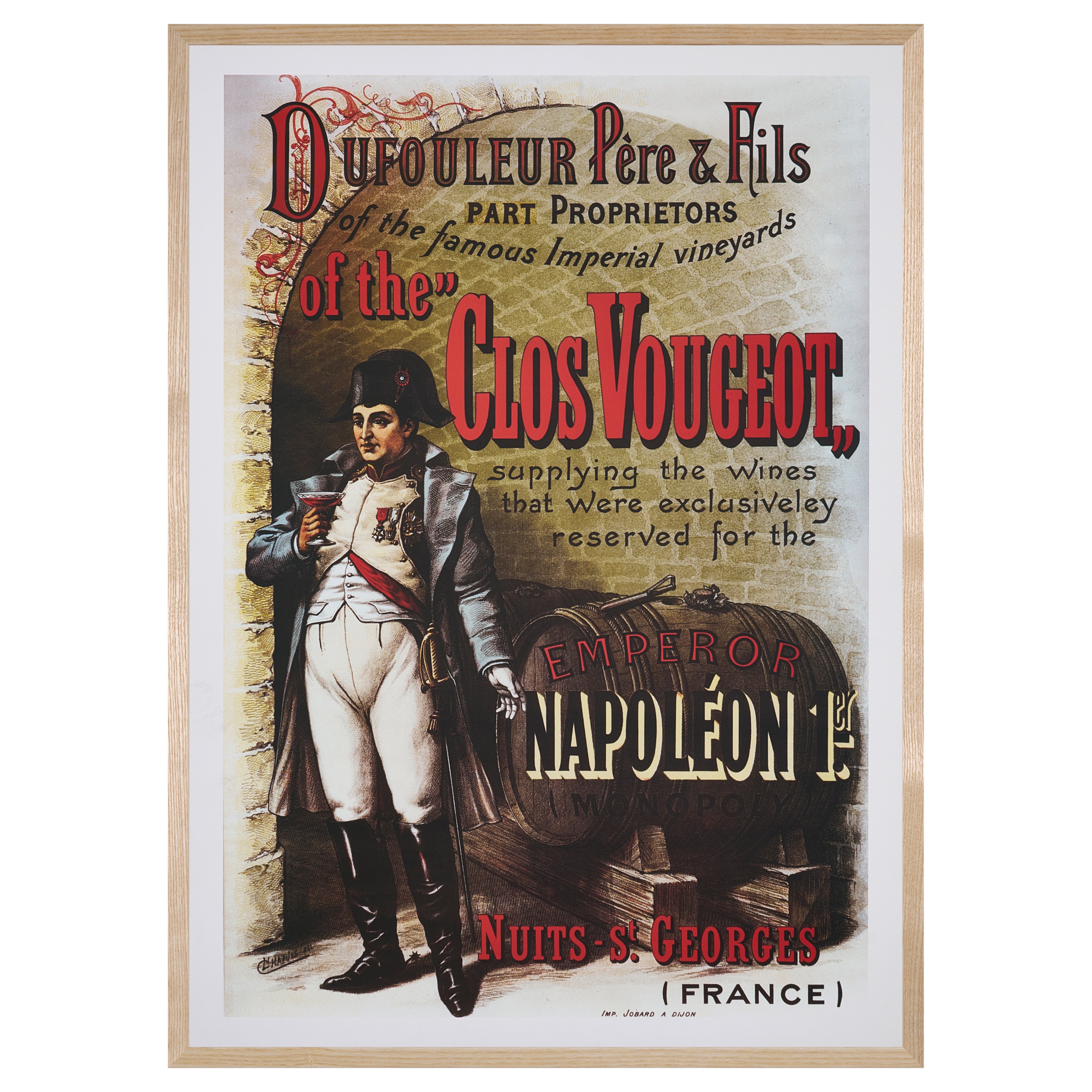 【限定5枚】DUFOULEUR PERE & FILS “NAPOLEON 1er” 1920 - Editions Clouet, France 1994 / アノニマス