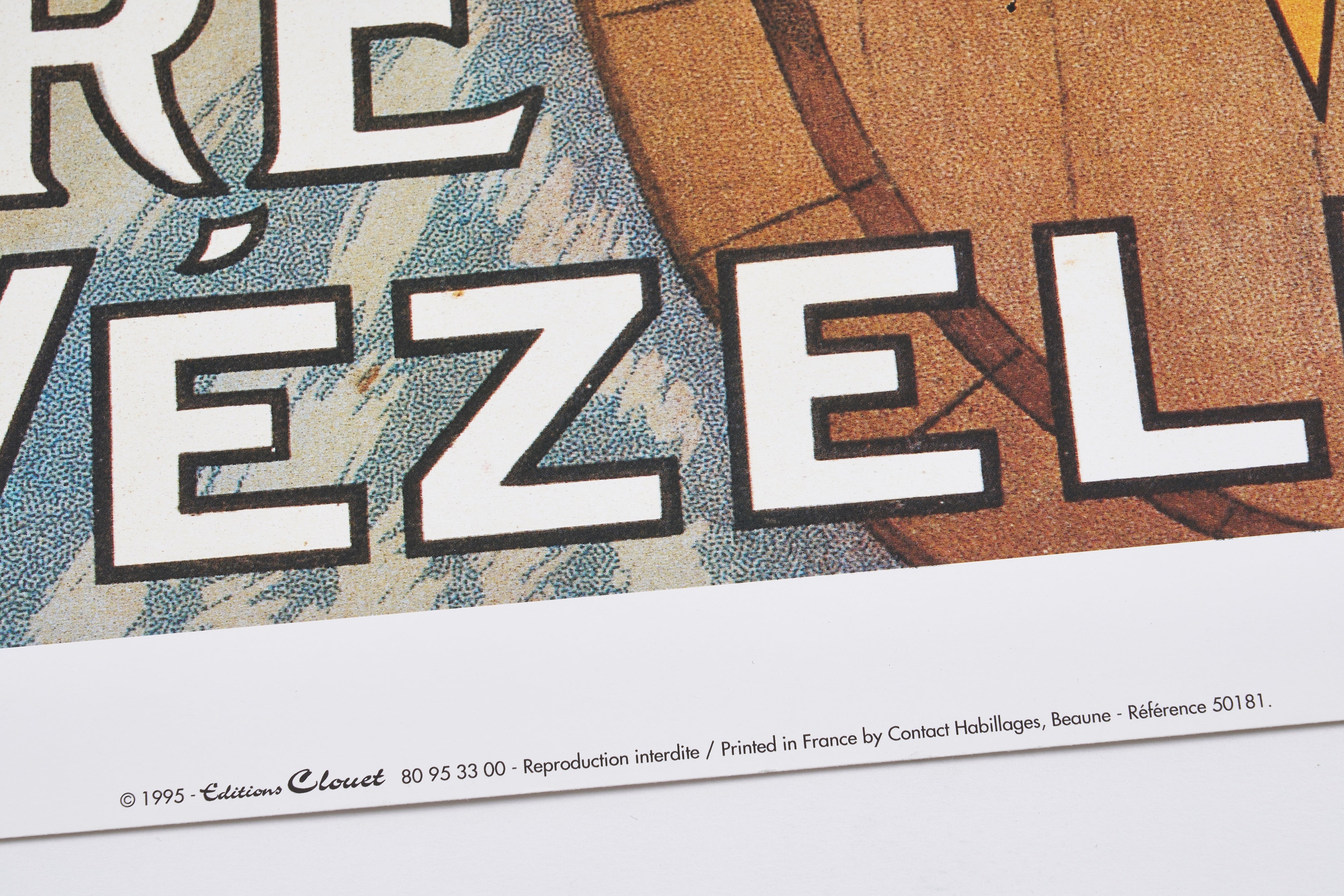 【限定5枚】BIERE DE VEZELISE 1920 - Editions Clouet, France 1995 / アノニマス