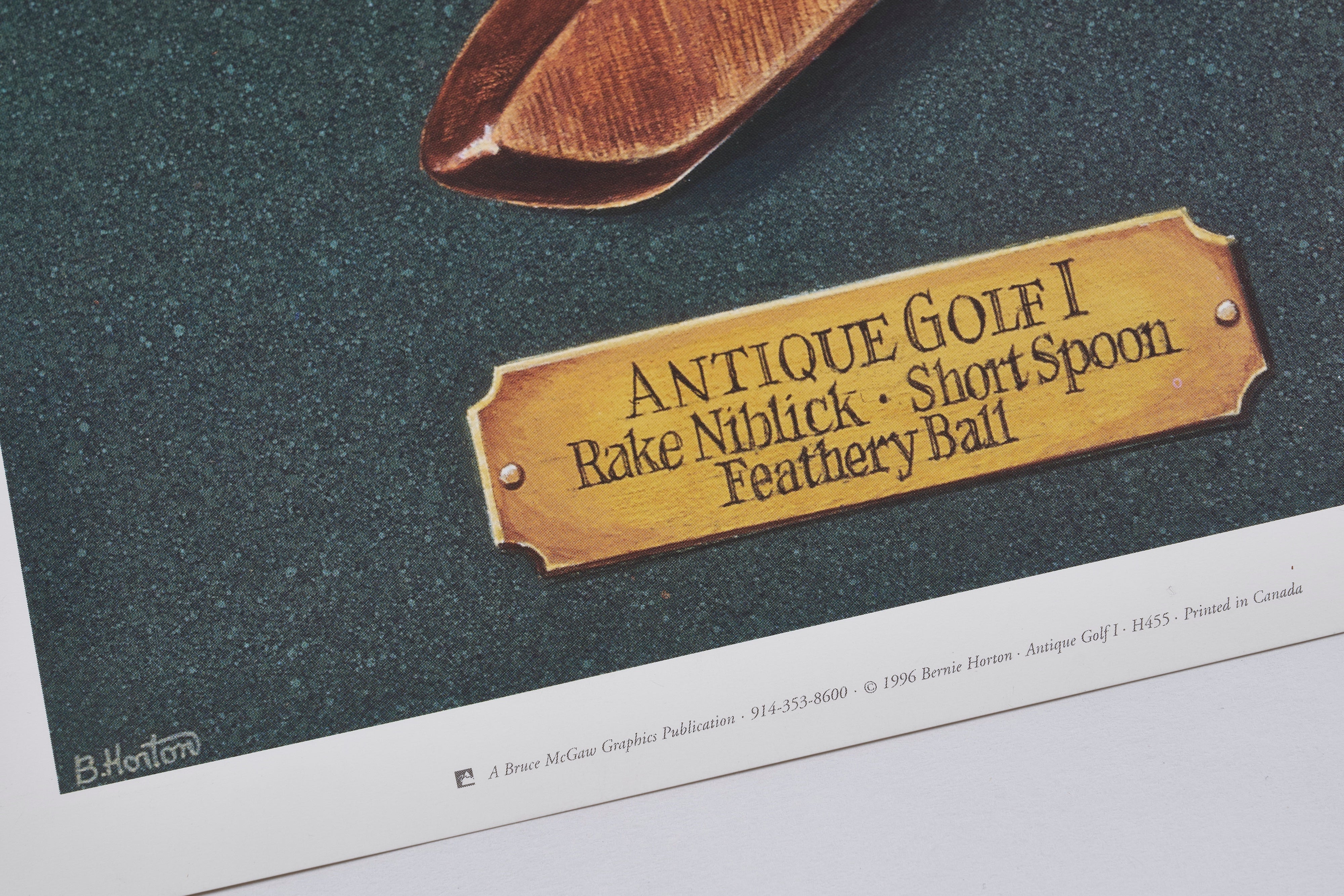 【限定5枚】ANTIQUE GOLF I - Bruce McGaw Graphics 1996 / アノニマス