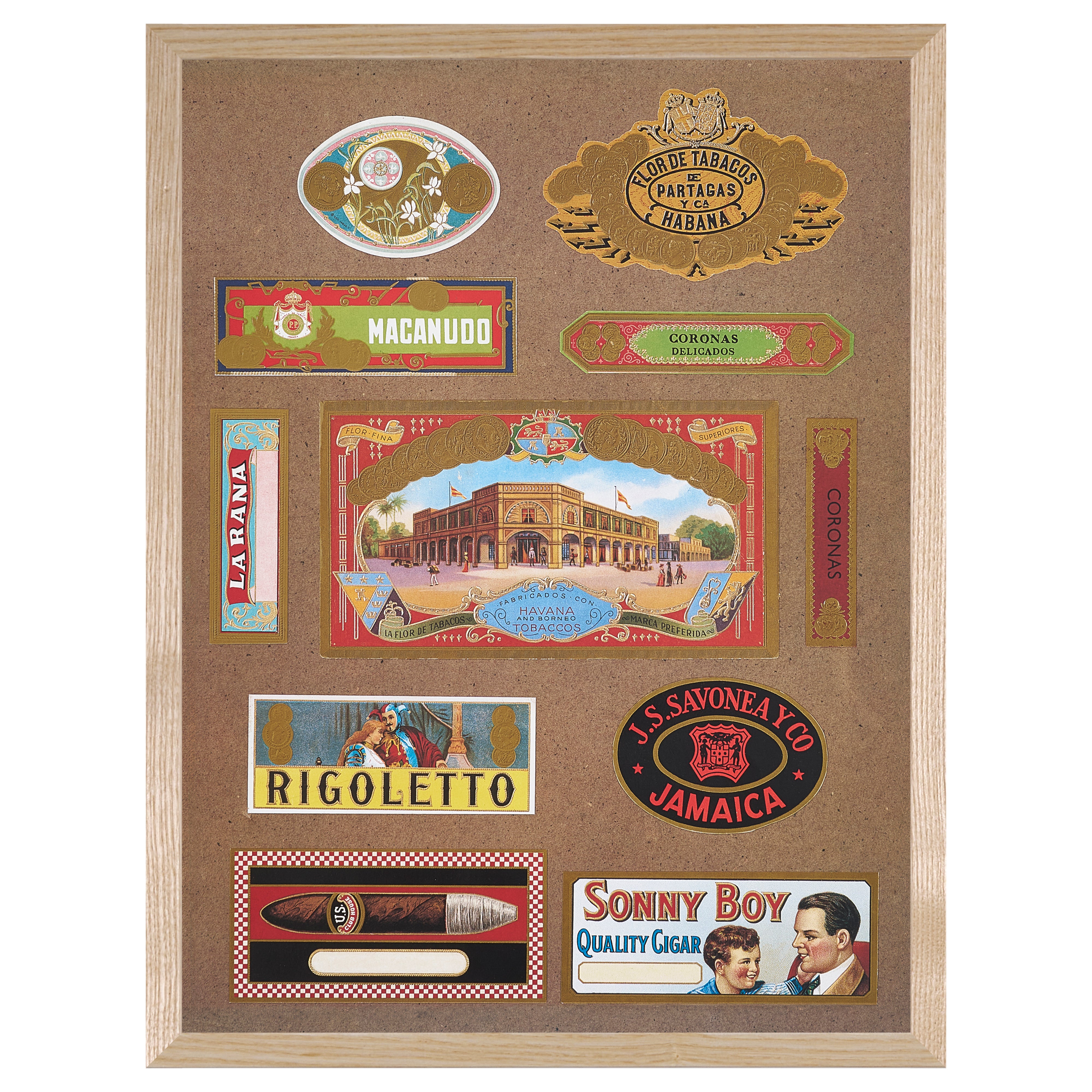 【限定5枚】Vintage Cigar Box Label Collection - Bruce McGaw Graphics 1996 / アノニマス