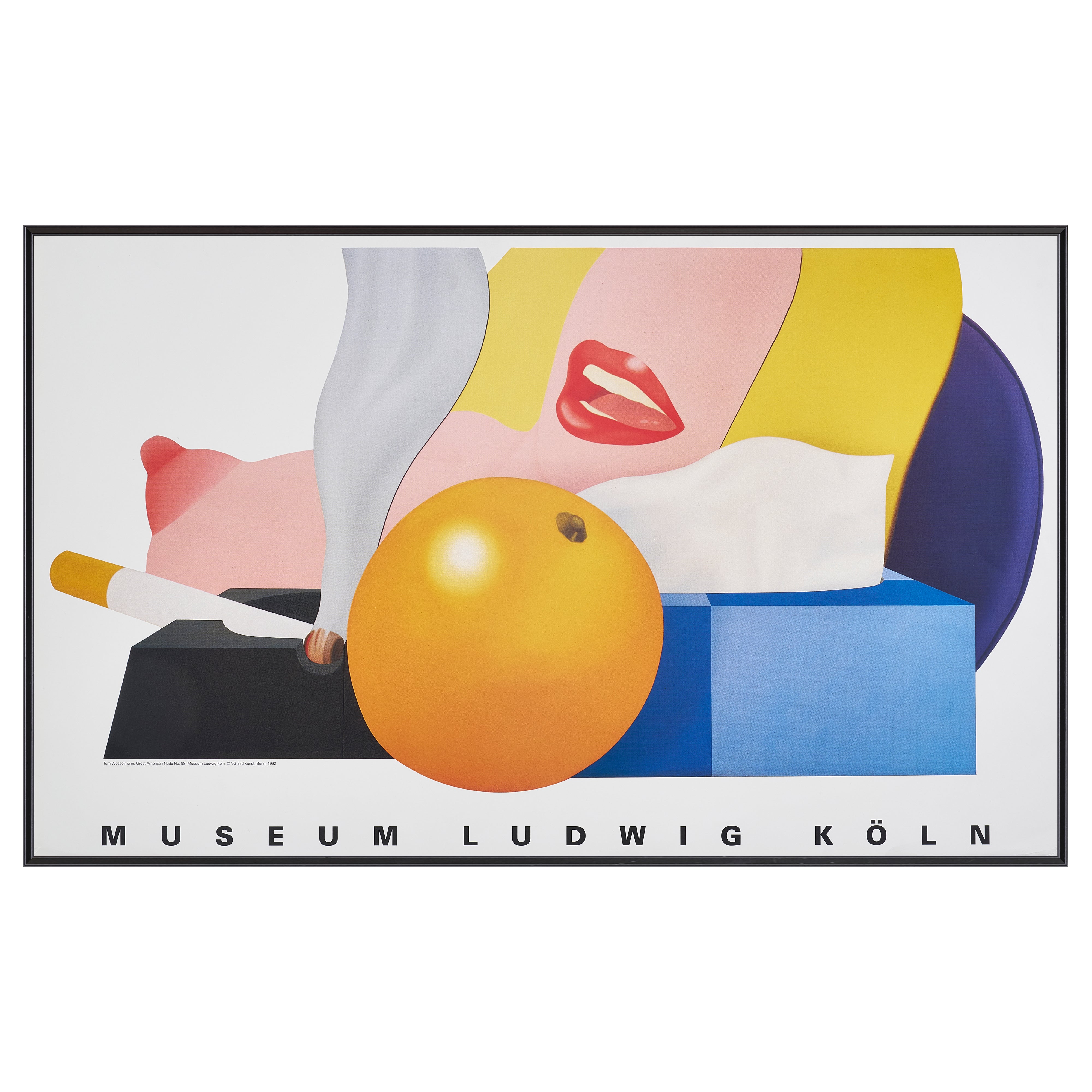 【限定5枚】Great American Nude No.98, 1967 -  Museum Ludwig, Köln 1992 / トム・ウェッセルマン