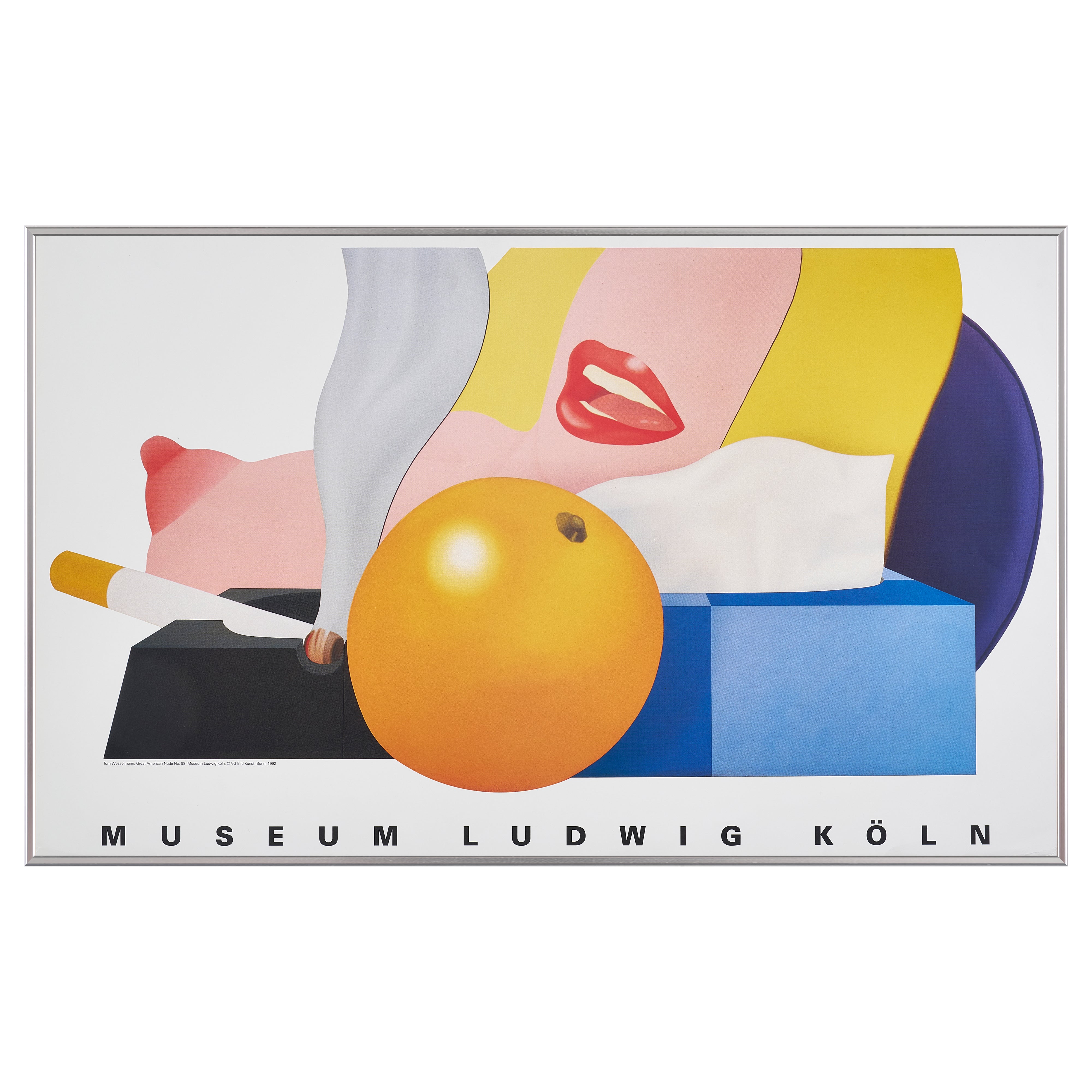 【限定5枚】Great American Nude No.98, 1967 -  Museum Ludwig, Köln 1992 / トム・ウェッセルマン