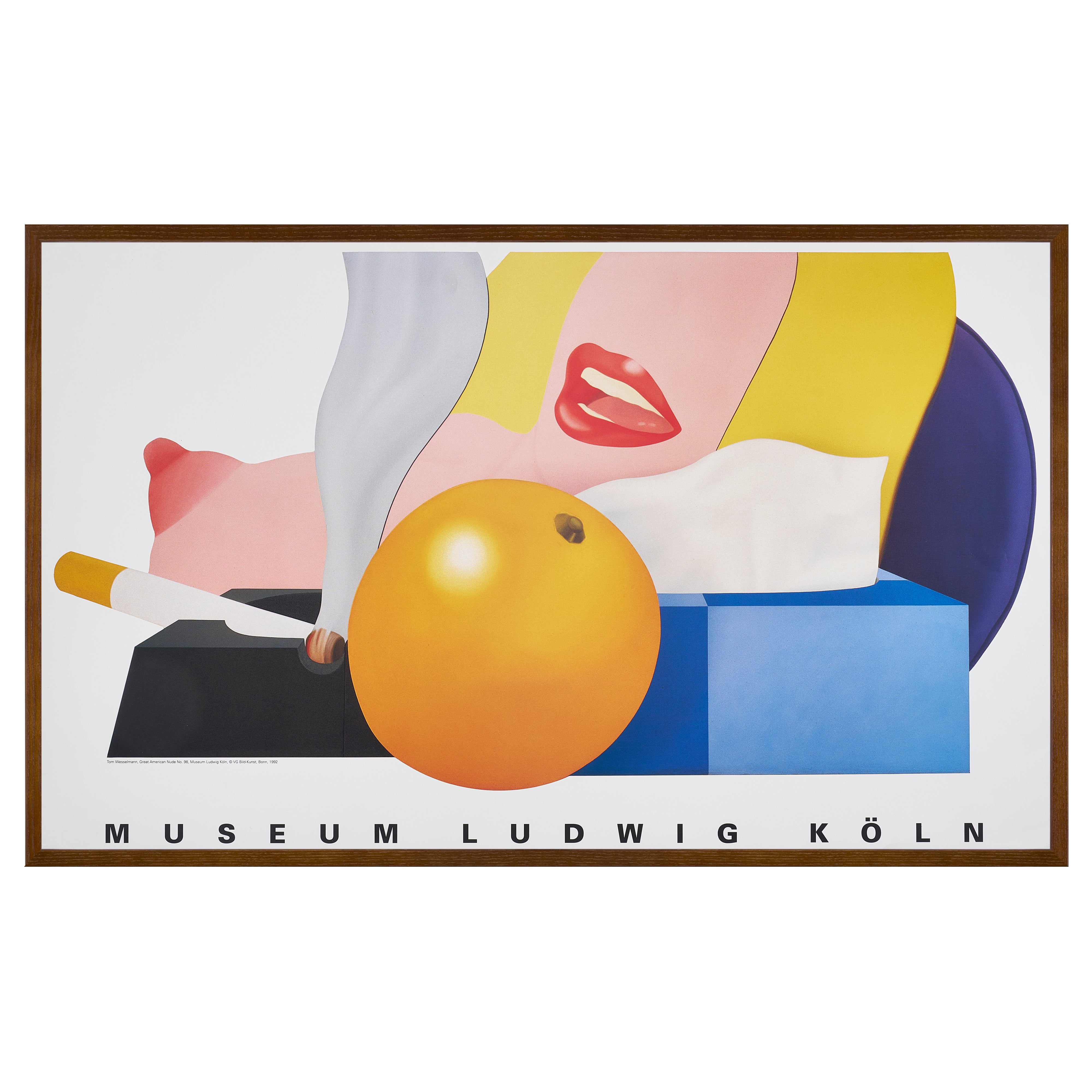 【限定5枚】Great American Nude No.98, 1967 -  Museum Ludwig, Köln 1992 / トム・ウェッセルマン