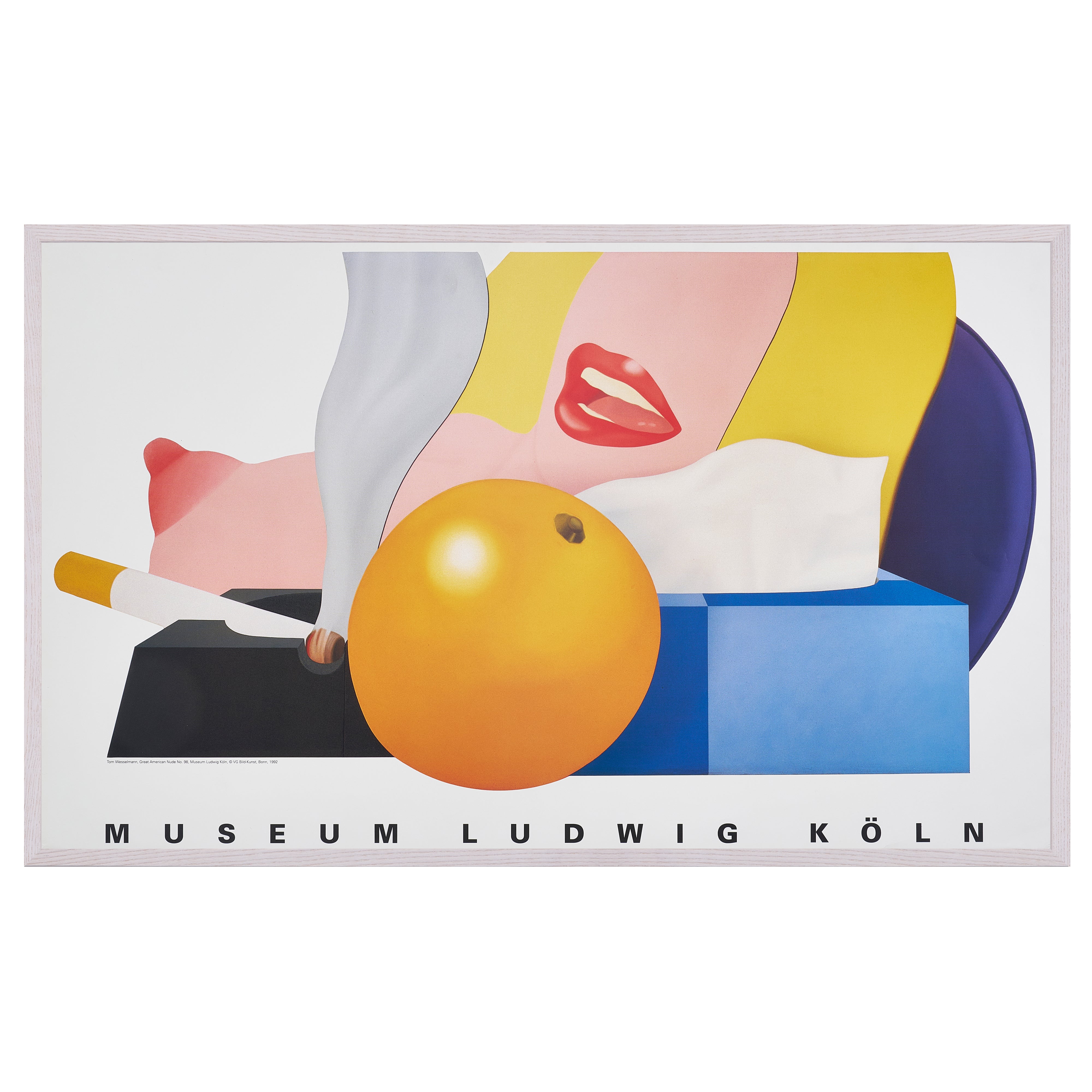 【限定5枚】Great American Nude No.98, 1967 -  Museum Ludwig, Köln 1992 / トム・ウェッセルマン