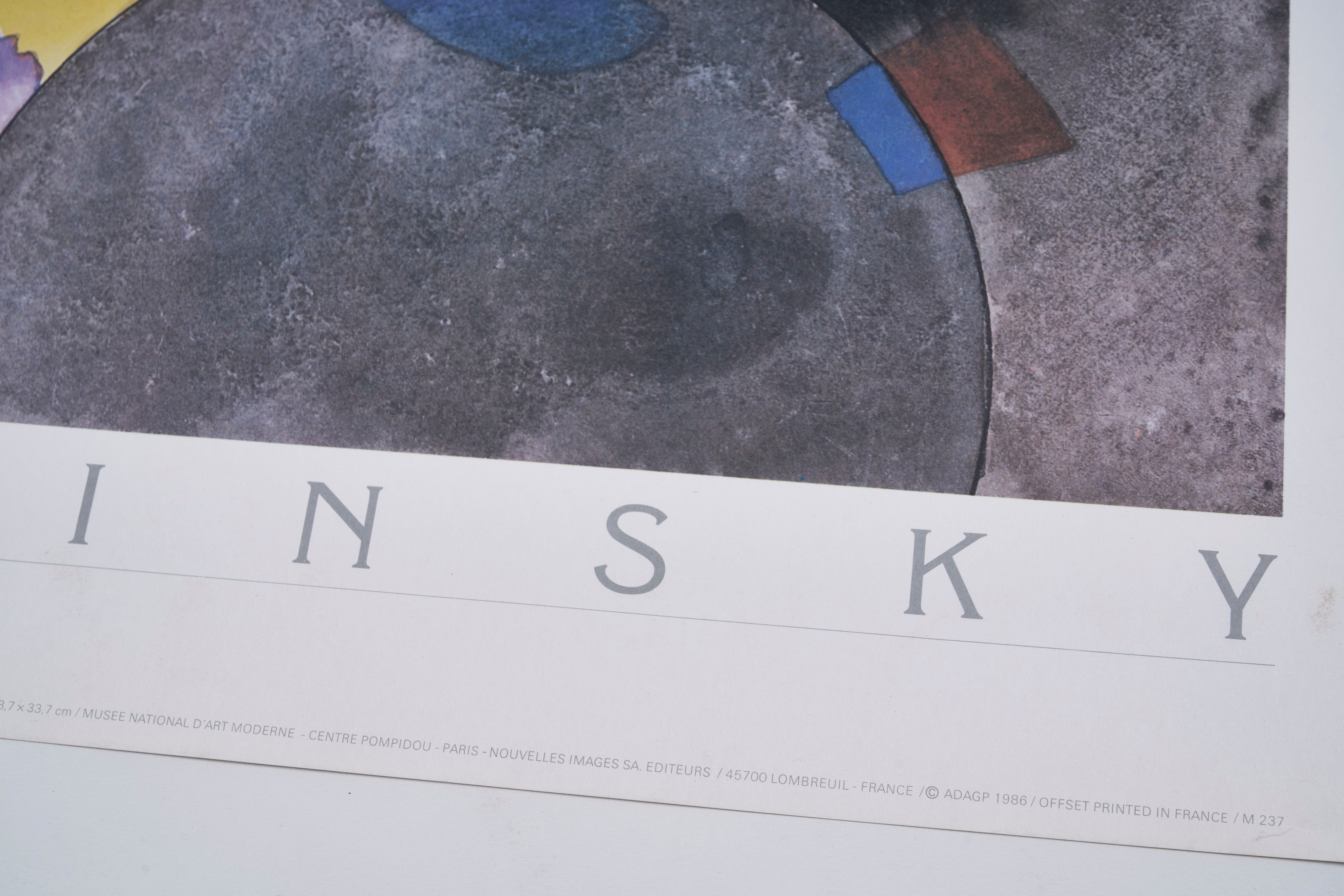 【限定10枚】TENSION EN HAUTEUR 1924 - NOUVELLES IMAGES 1986 / ワシリー・カンディンスキー