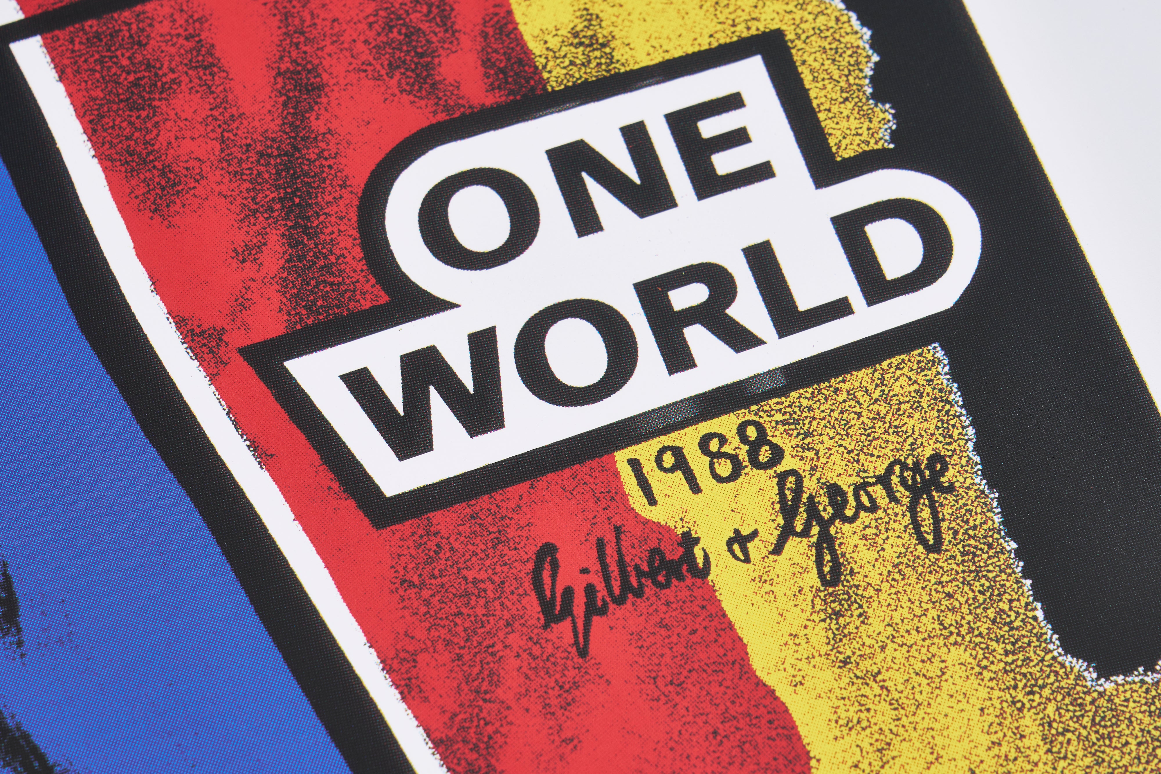 【限定10枚】One World 1988 - printed in 1990s / ギルバート＆ジョージ