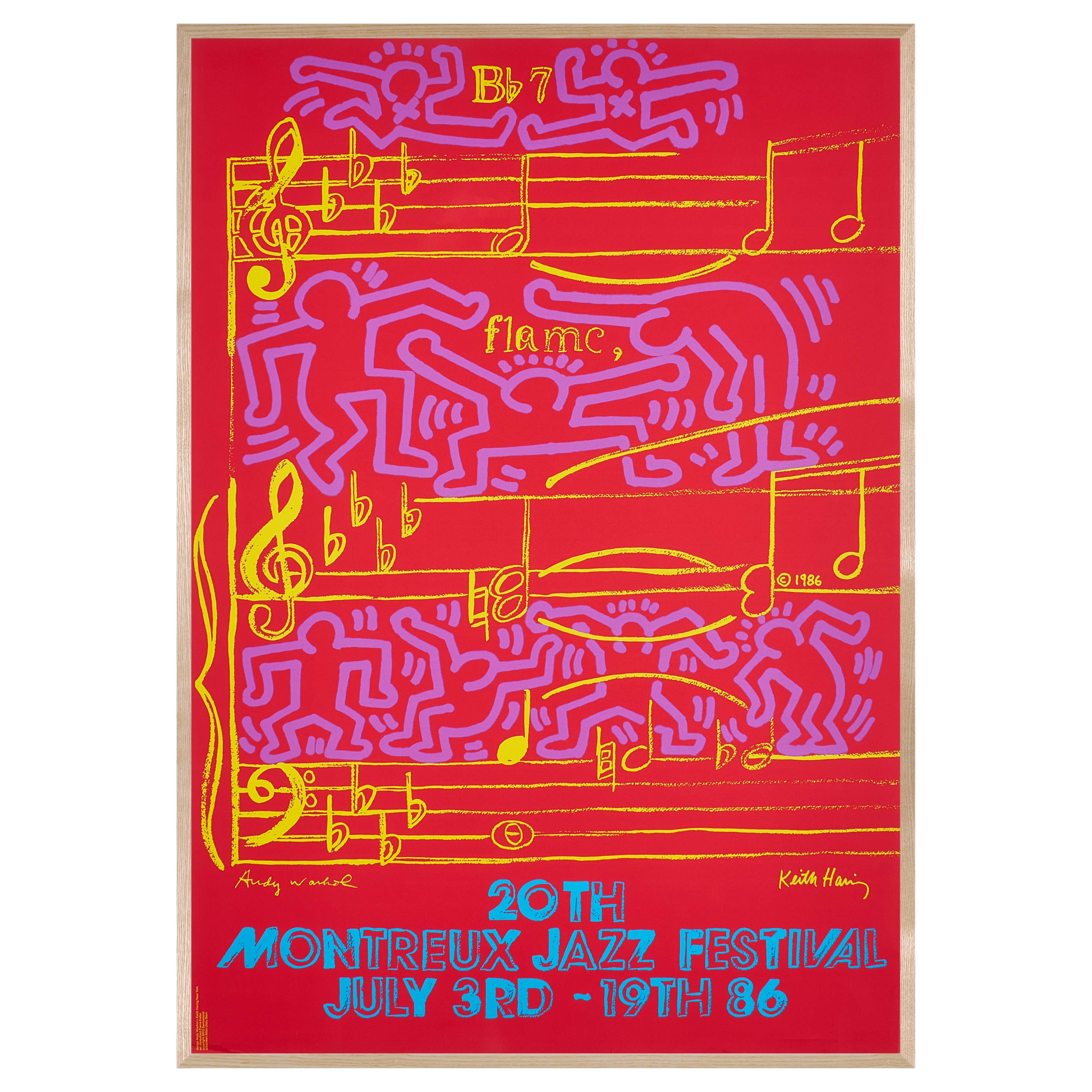 完売【限定1枚】MONTREUX JAZZ FESTIVAL 1986 / キース・へリング＆アンディ・ウォーホル