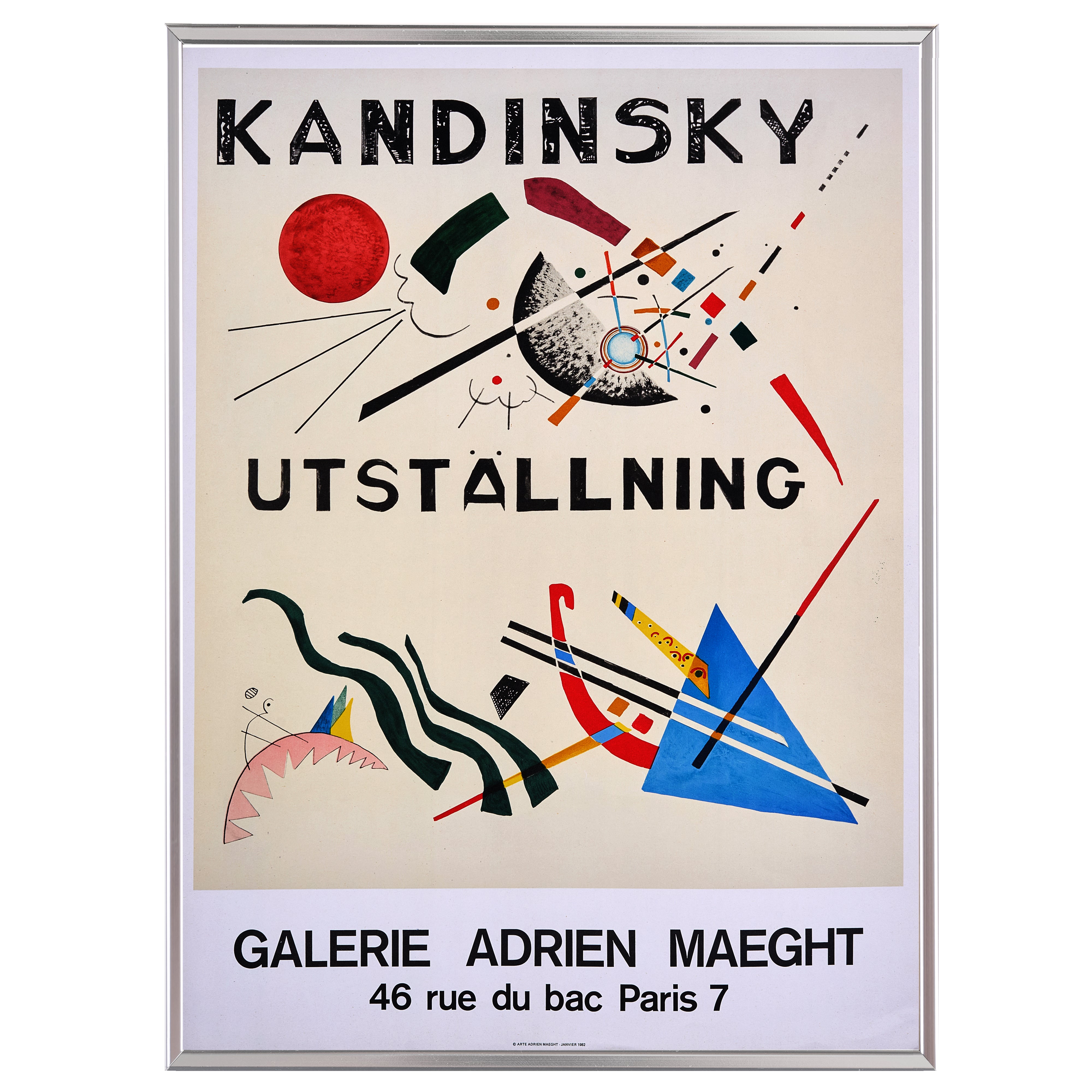 格安超歓迎■カンディンスキー Kandinsky リトグラフポスター■う-88 石版画、リトグラフ