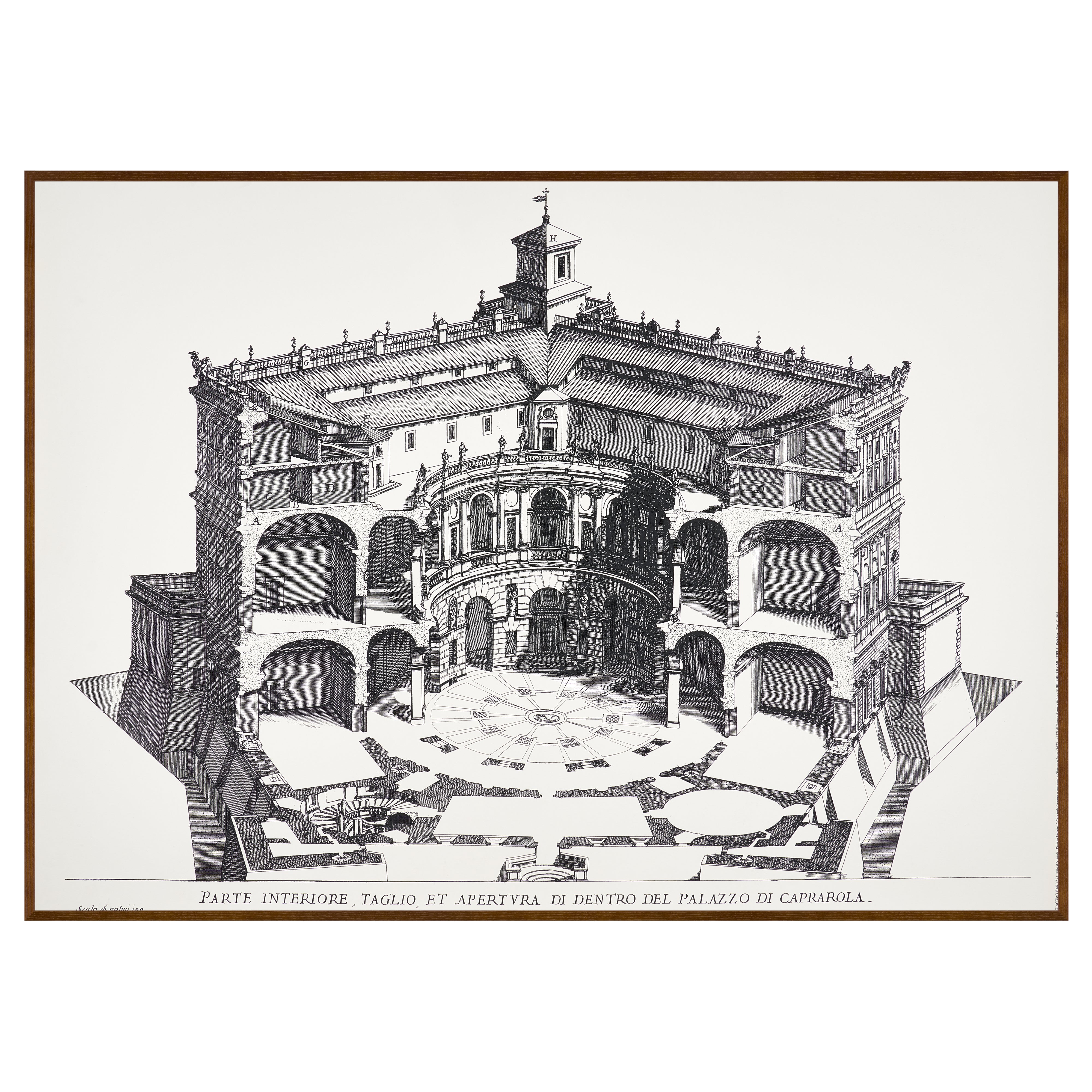 【限定10枚】Palazzo Farnese 1655 - MULTIPLA 1991 / ジョヴァンニ・バッティスタ・ファルダ