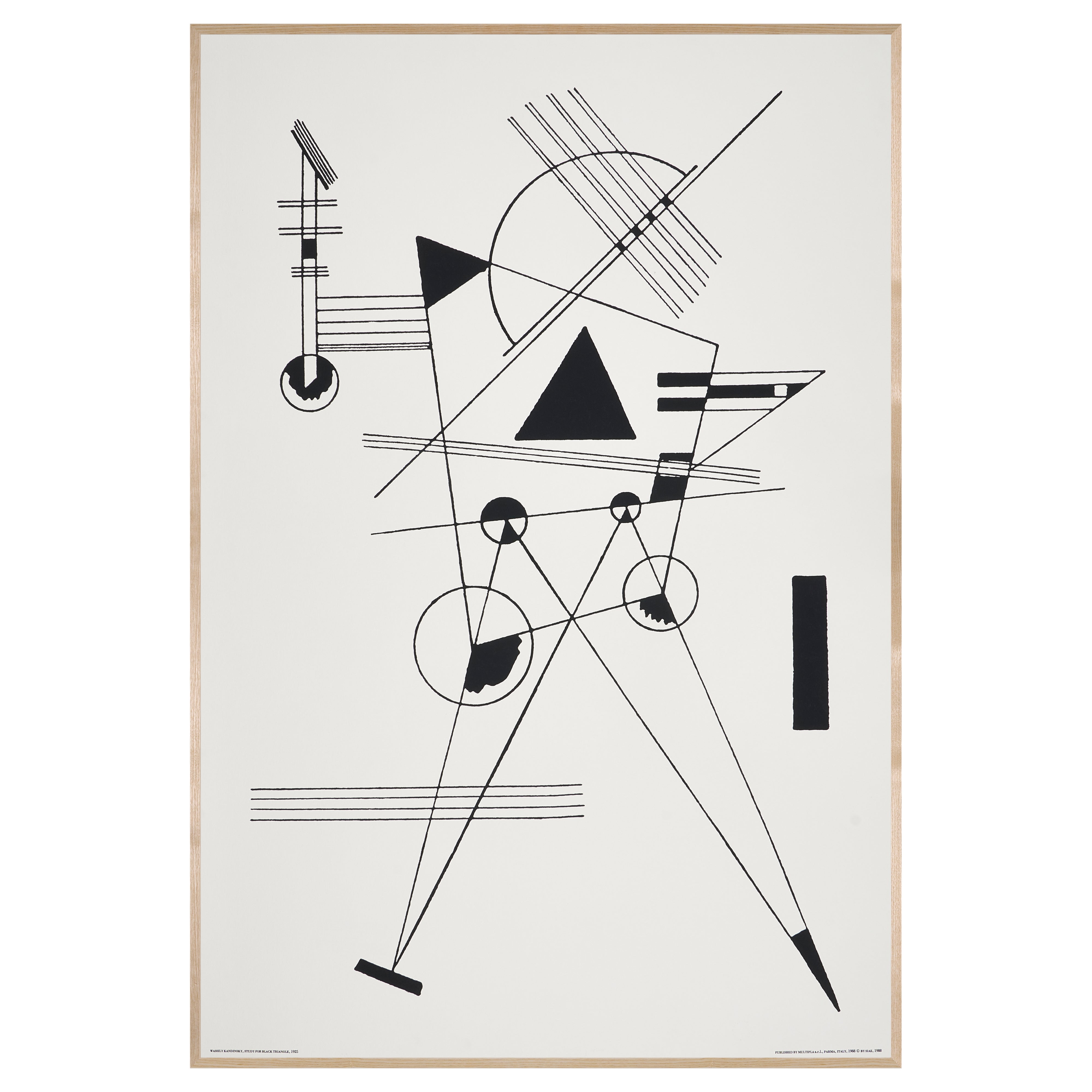 【限定5枚】Study for Black Triangle 1925 - MULTIPLA 1988 / ワシリー・カンディンスキー