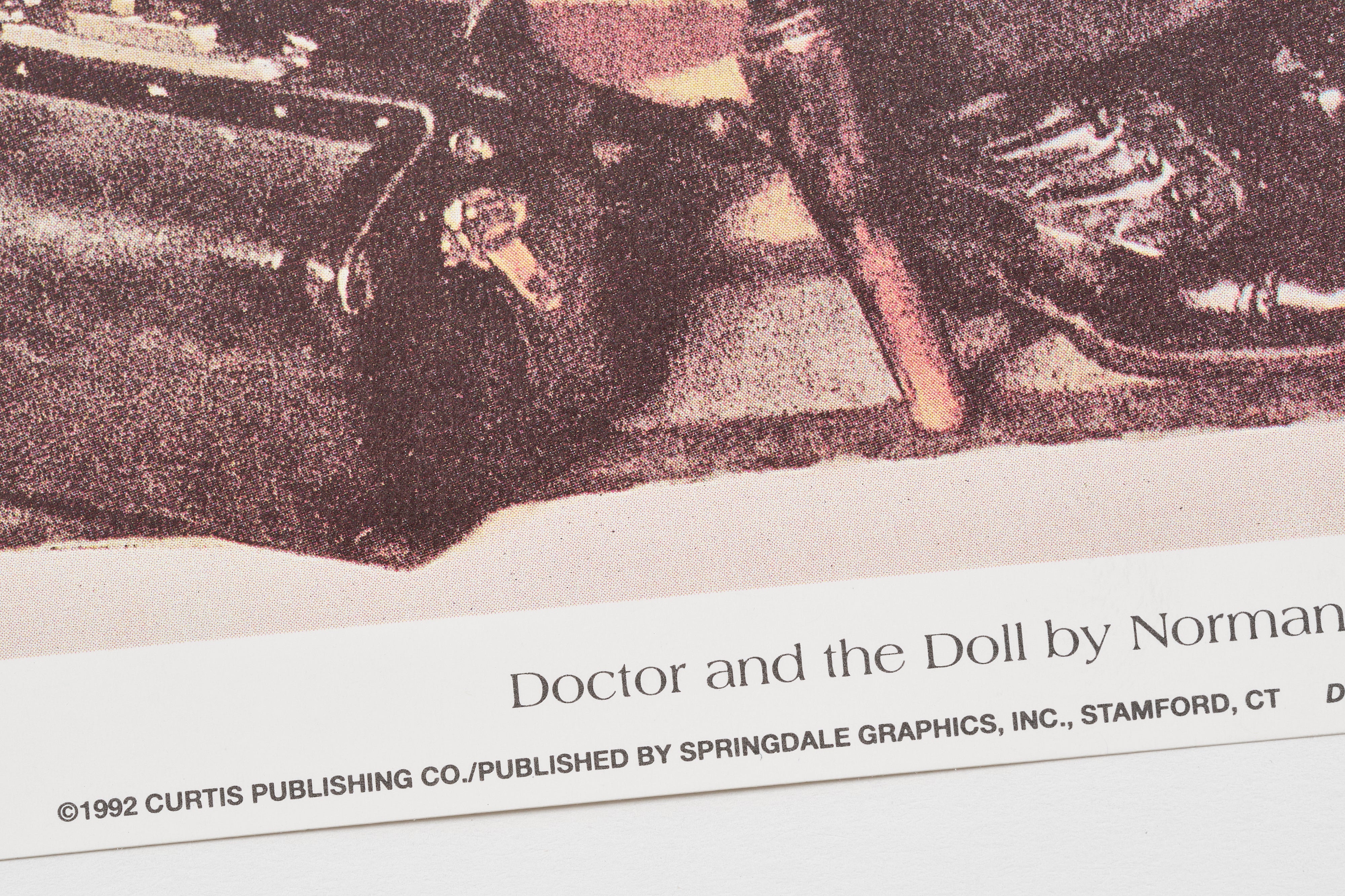 【限定10枚】Doctor and the Doll 1929 - CURTIS PUBLISHING 1992 / ノーマン・ロックウェル