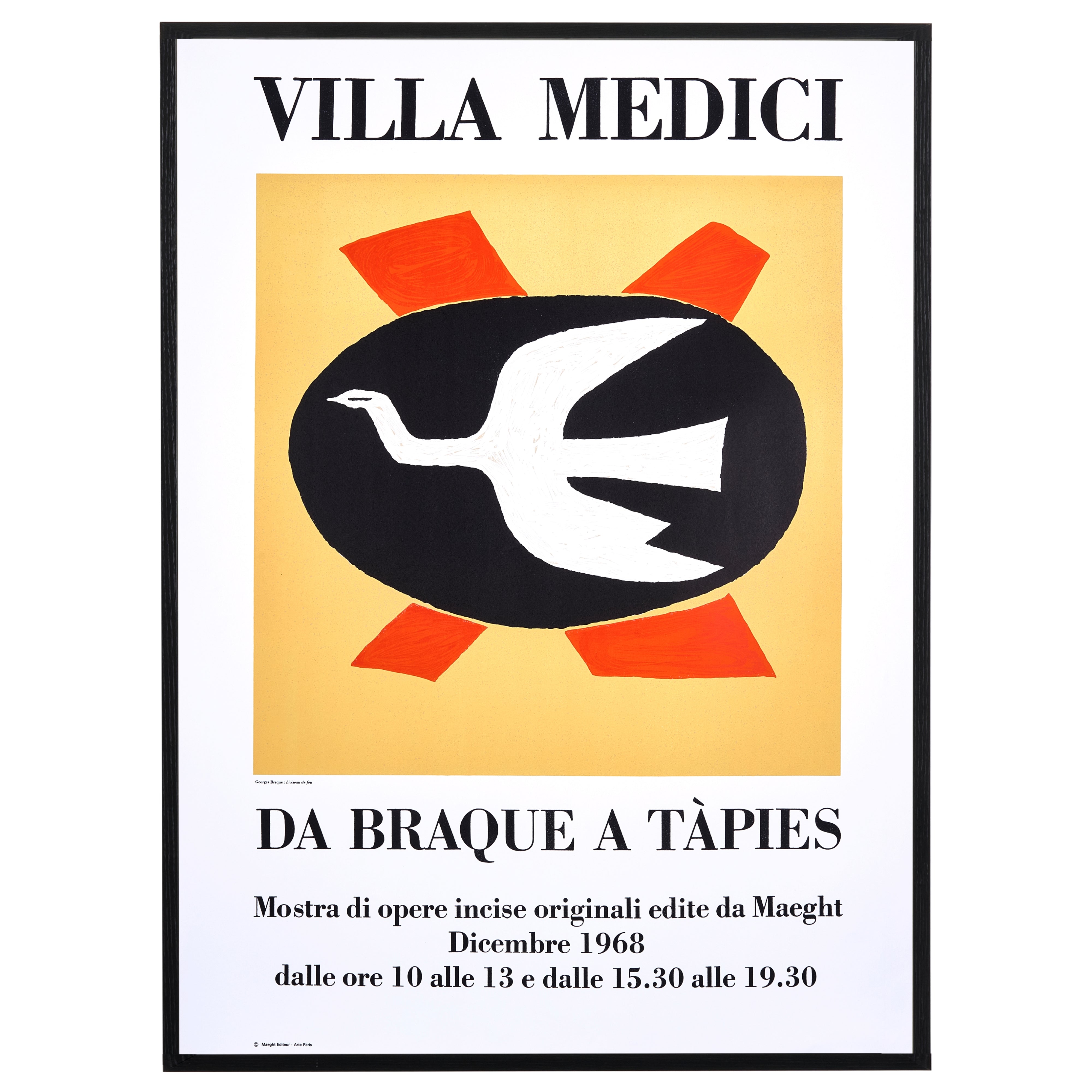 【限定10枚】VILLA MEDICI - DA BRAQUE A TAPIES 1968 / ジョルジュ・ブラック