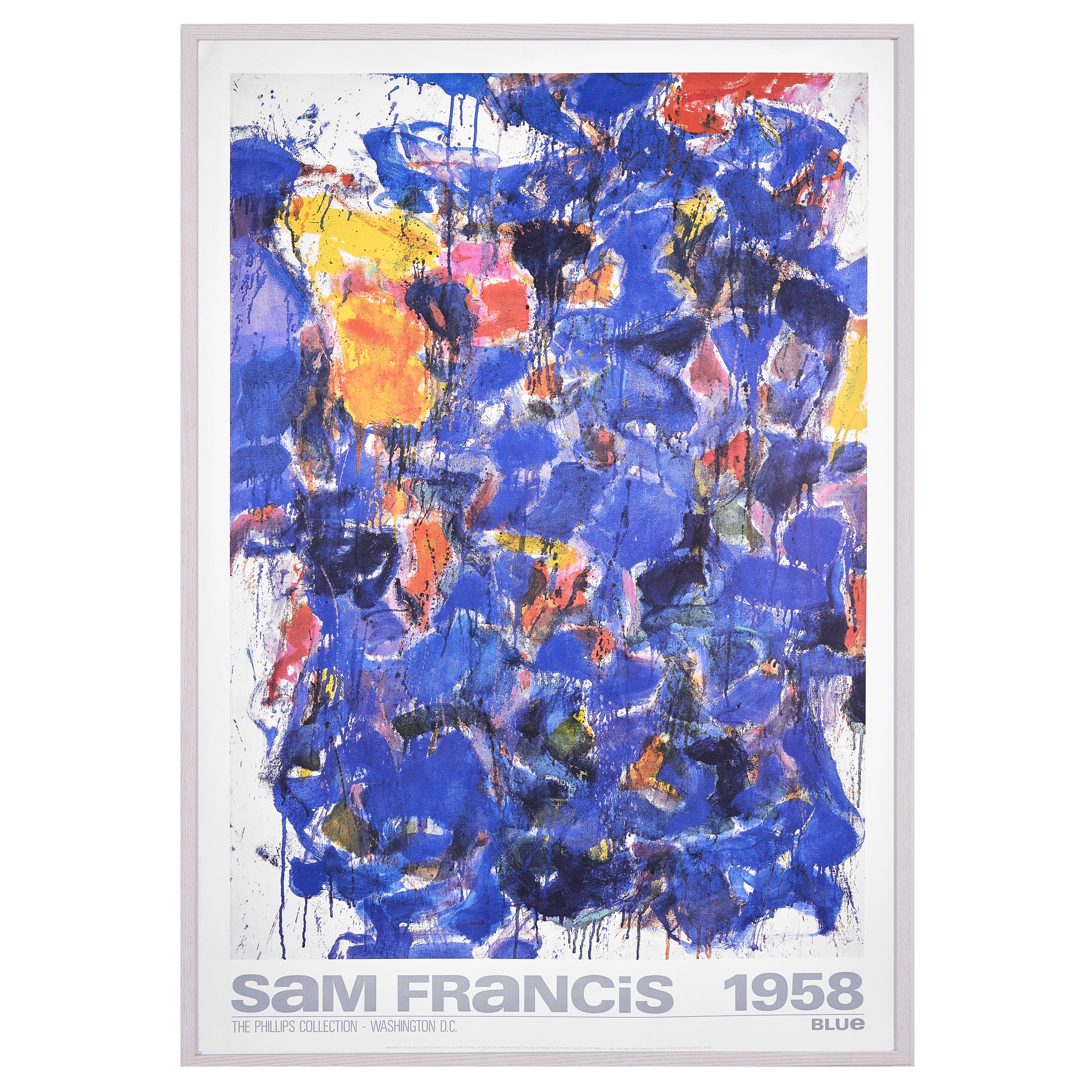 【限定10枚】BLUE 1958 - THE PHILLIPS COLLECTION - WASHINGTON D.C. 1988 / サム・フランシス