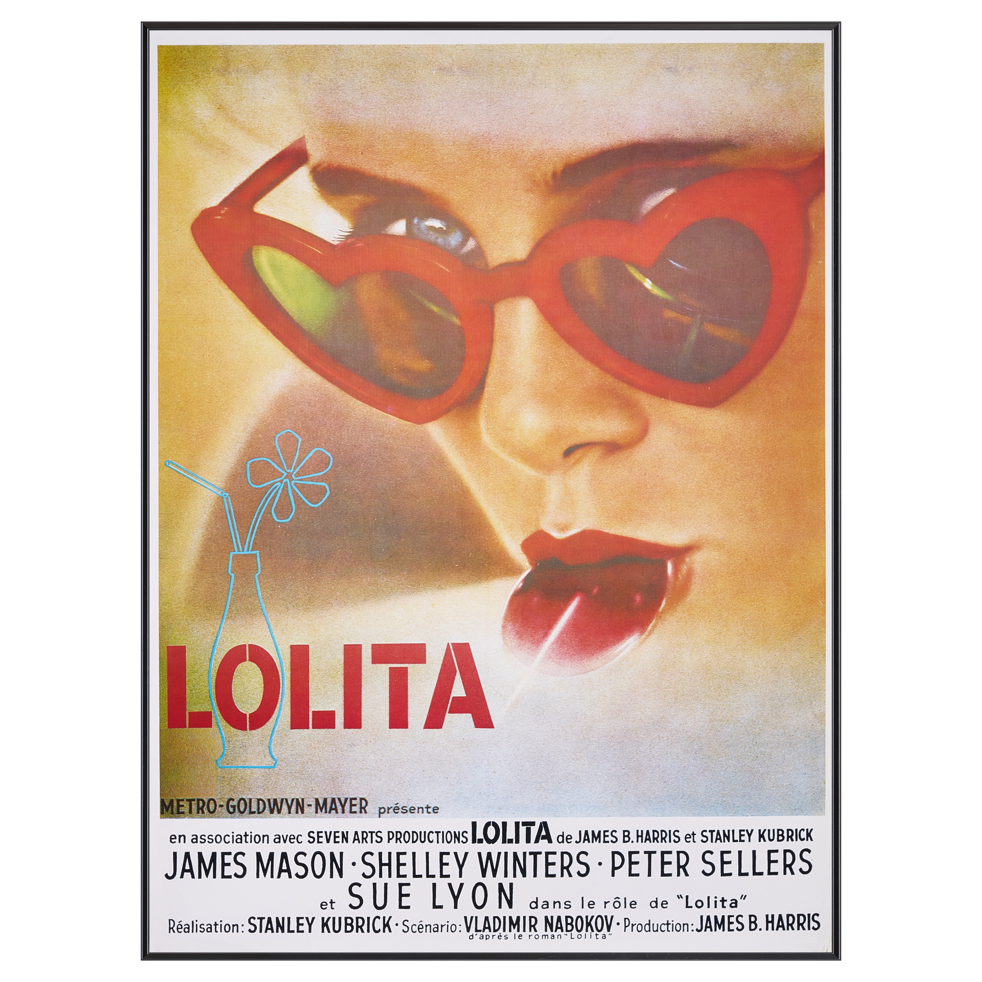 【限定2枚】LOLITA（ロリータ） 1962 - Printed in 1990s / 映画ポスター