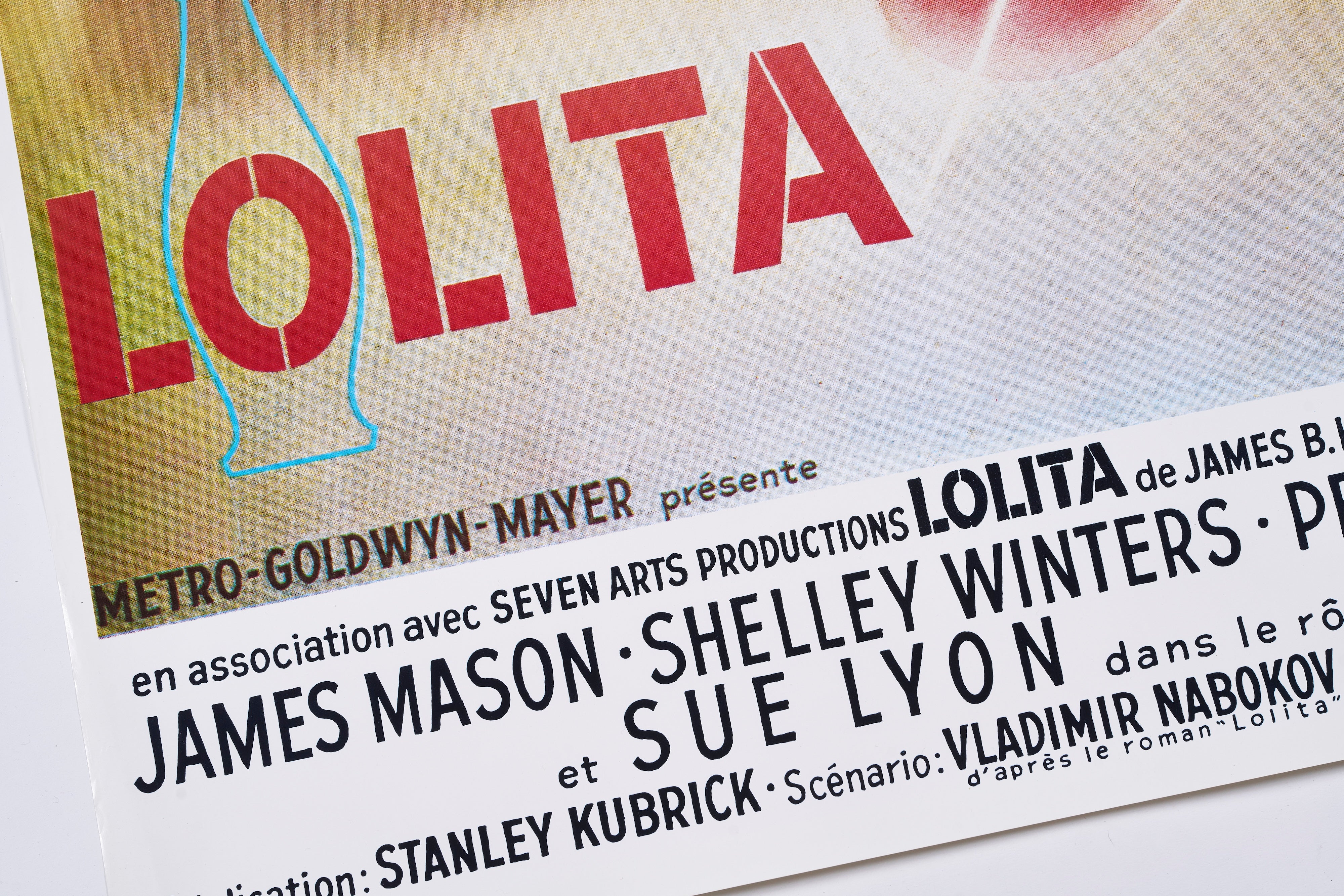 【限定2枚】LOLITA（ロリータ） 1962 - Printed in 1990s / 映画ポスター