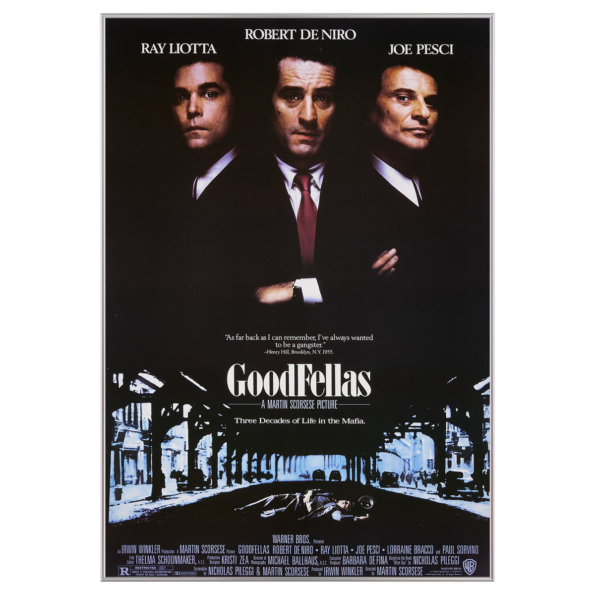 限定5枚】Goodfellas（グッドフェローズ） 1990 / 映画ポスター | POP 