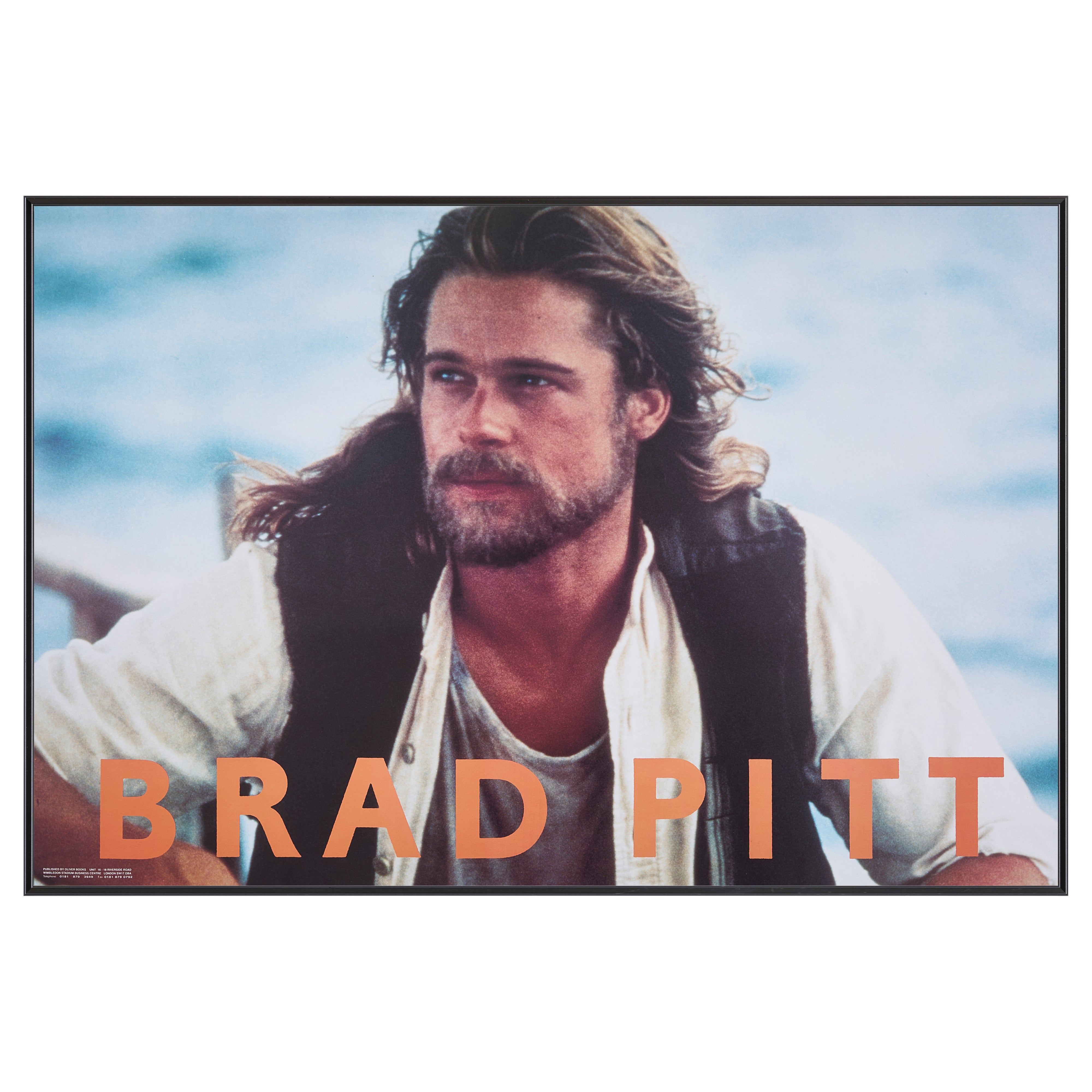 【限定10枚】Brad Pitt（ブラッド・ピット） 1994 (Horizontal) / 俳優ポスター