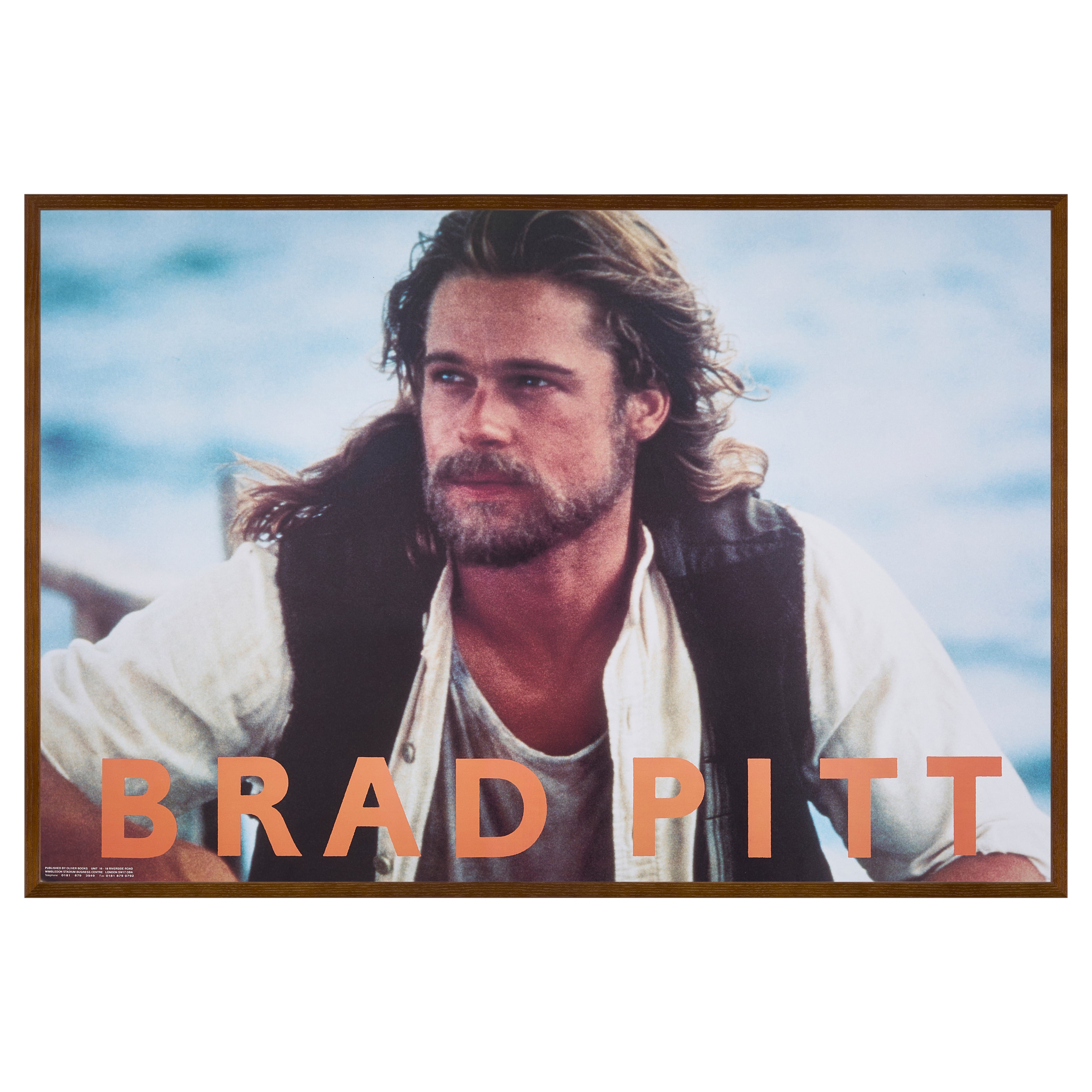 【限定10枚】Brad Pitt（ブラッド・ピット） 1994 (Horizontal) / 俳優ポスター
