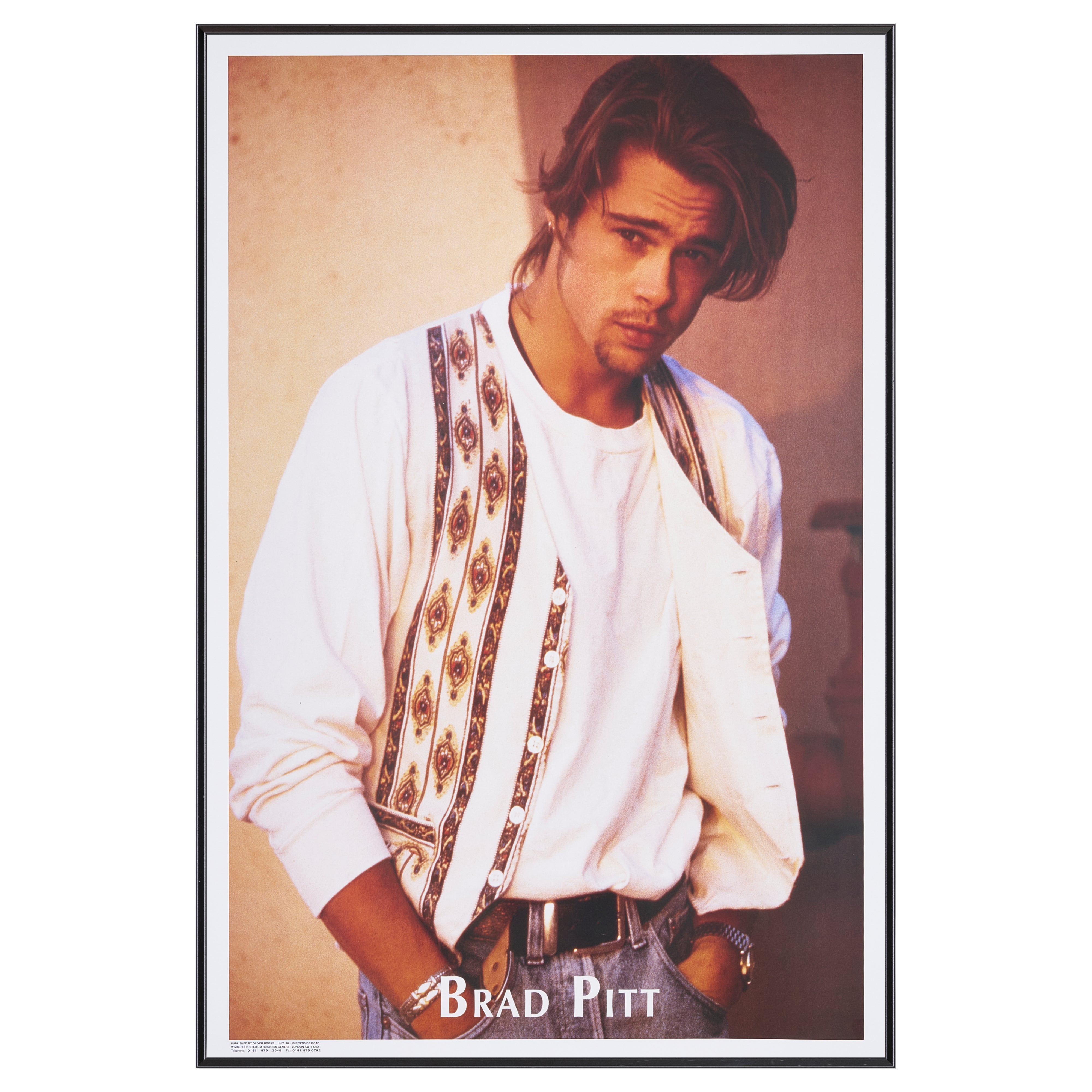 【限定10枚】Brad Pitt（ブラッド・ピット） 1990s / 俳優ポスター