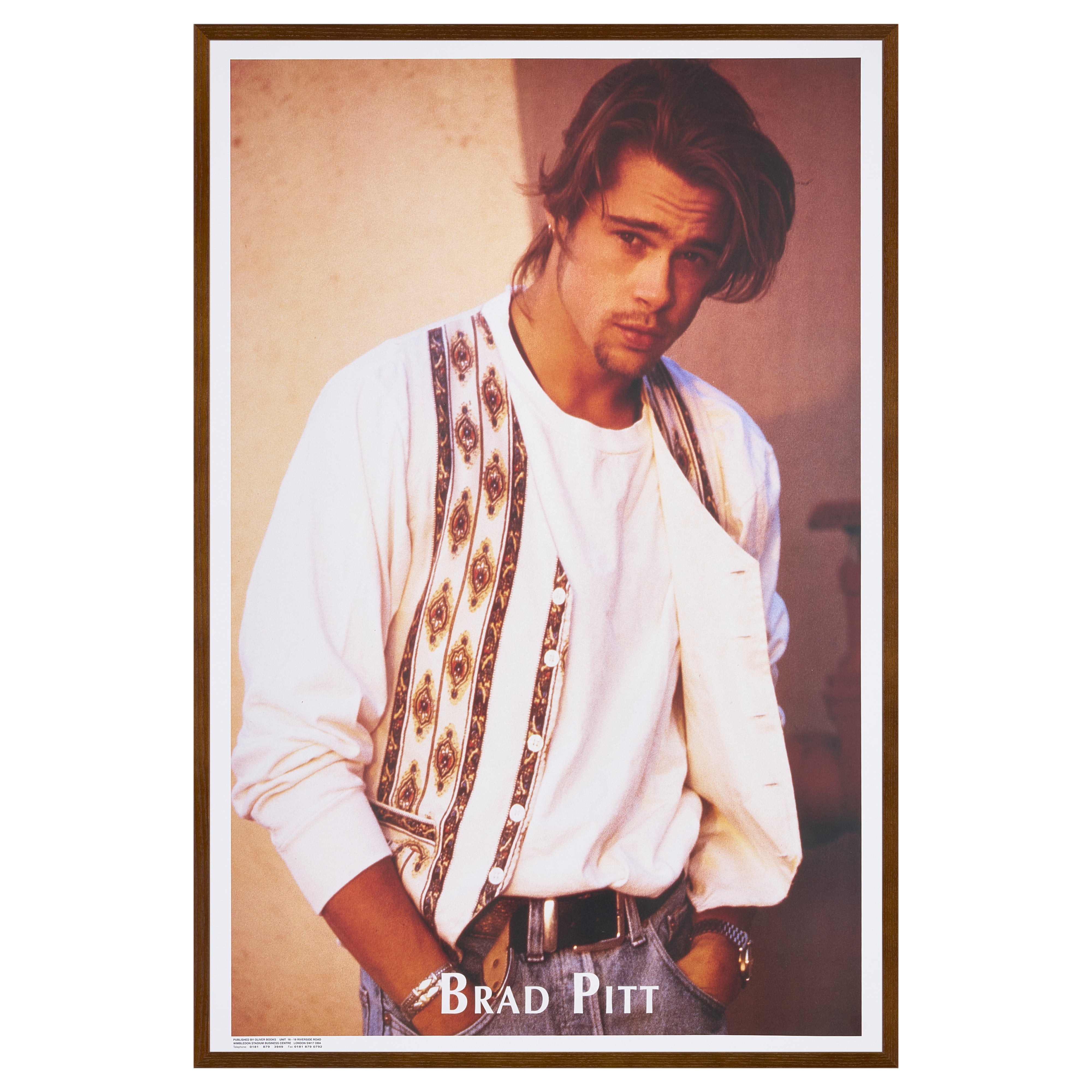 【限定10枚】Brad Pitt（ブラッド・ピット） 1990s / 俳優ポスター