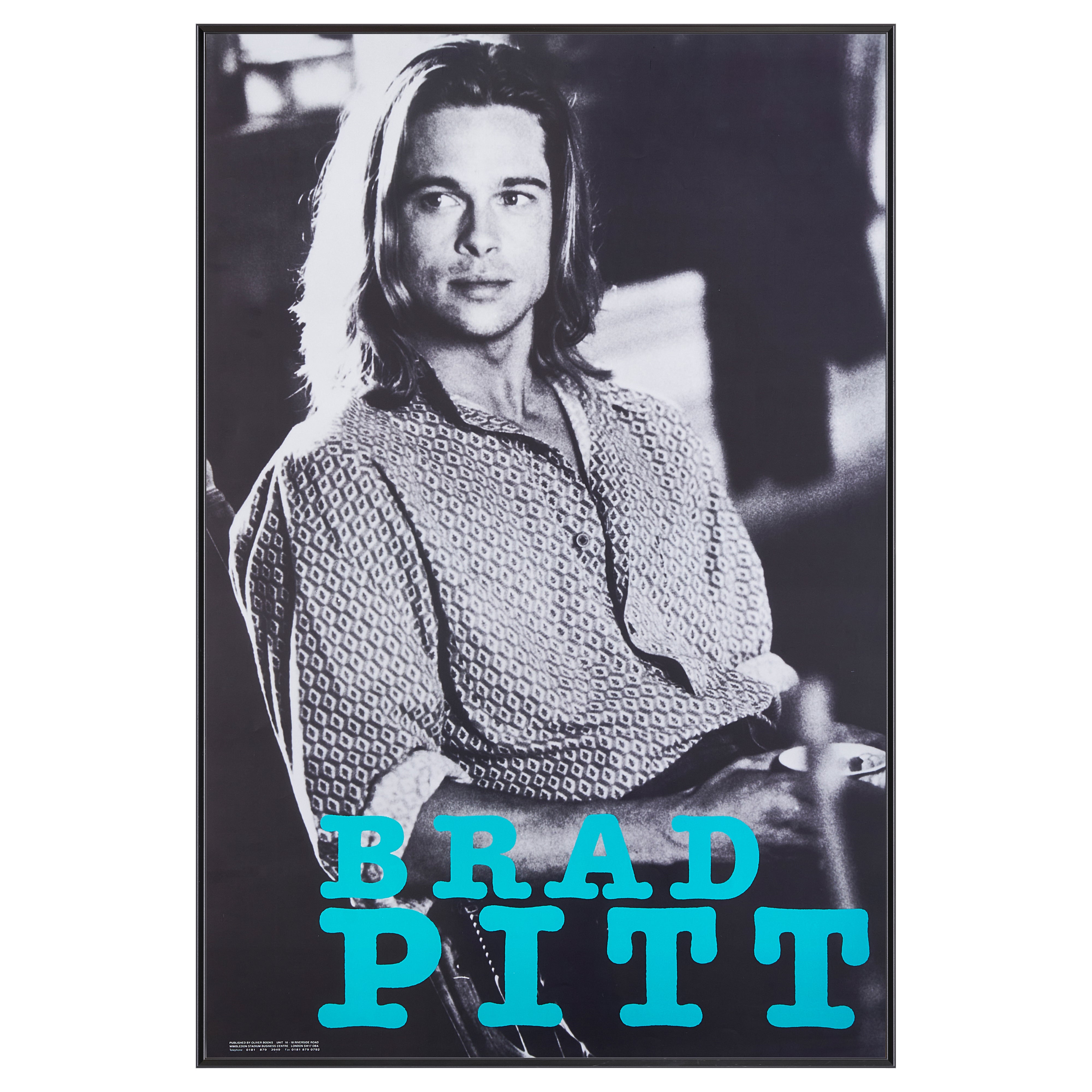 【限定10枚】Brad Pitt（ブラッド・ピット） 1994 (Vertical) / 俳優ポスター