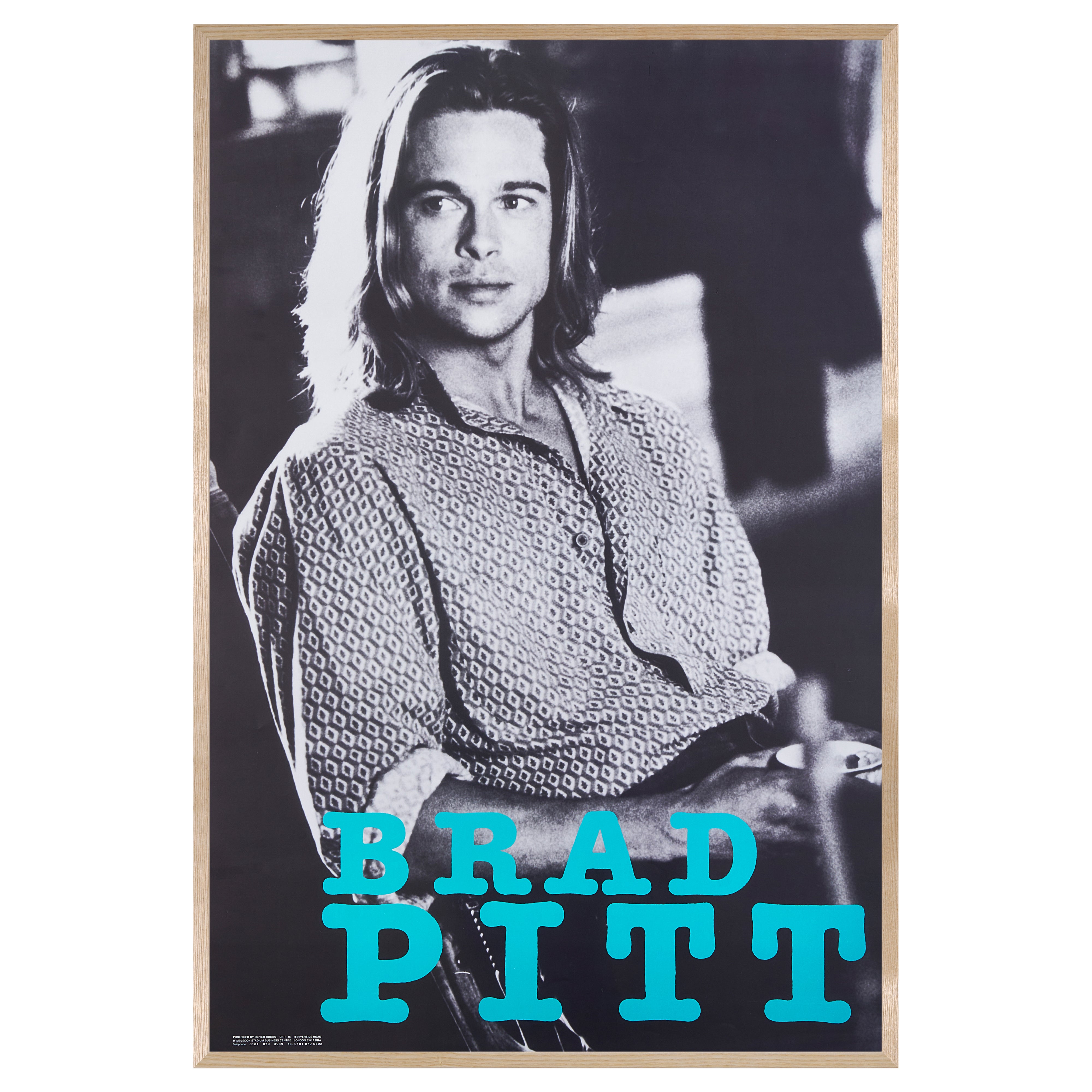 【限定10枚】Brad Pitt（ブラッド・ピット） 1994 (Vertical) / 俳優ポスター