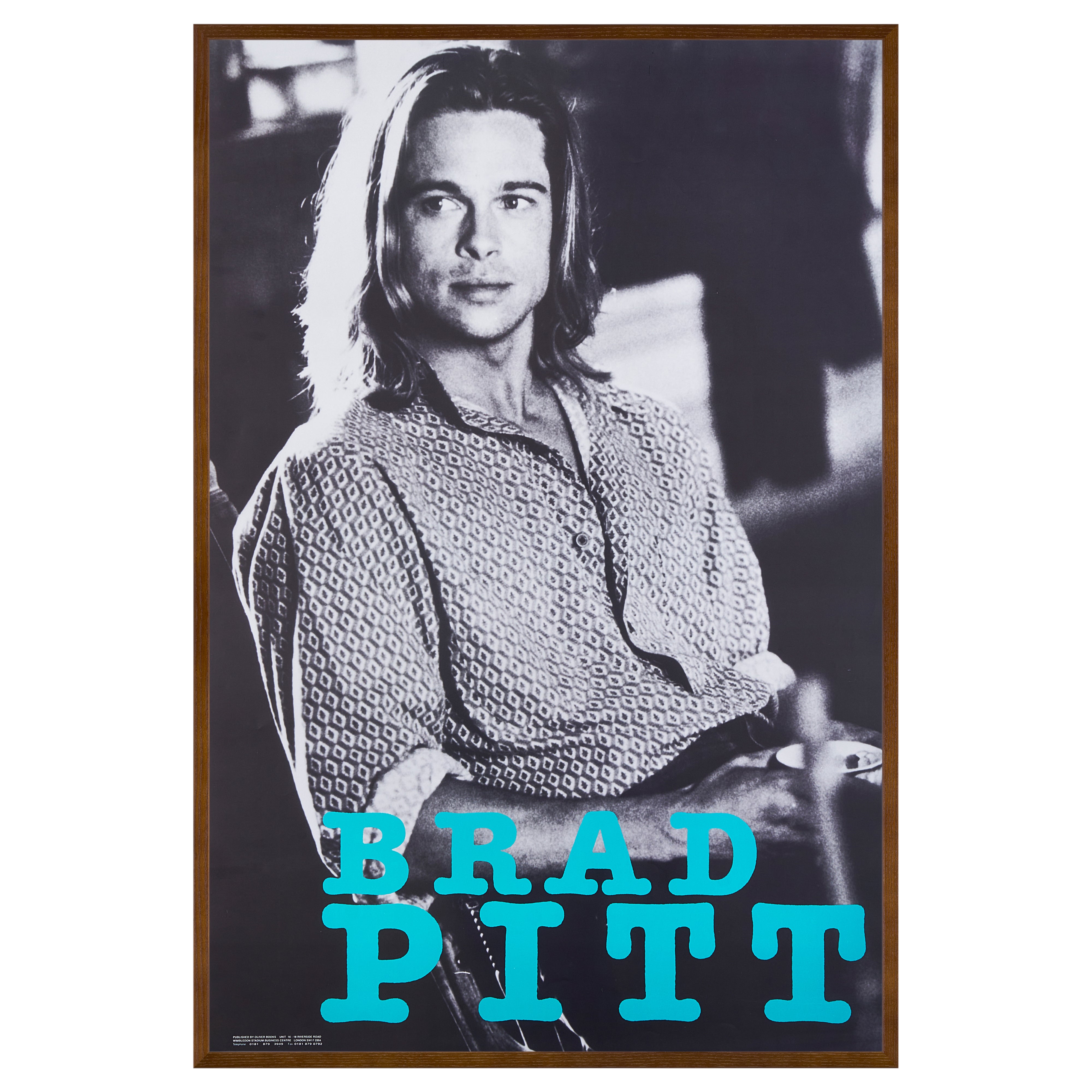 【限定10枚】Brad Pitt（ブラッド・ピット） 1994 (Vertical) / 俳優ポスター