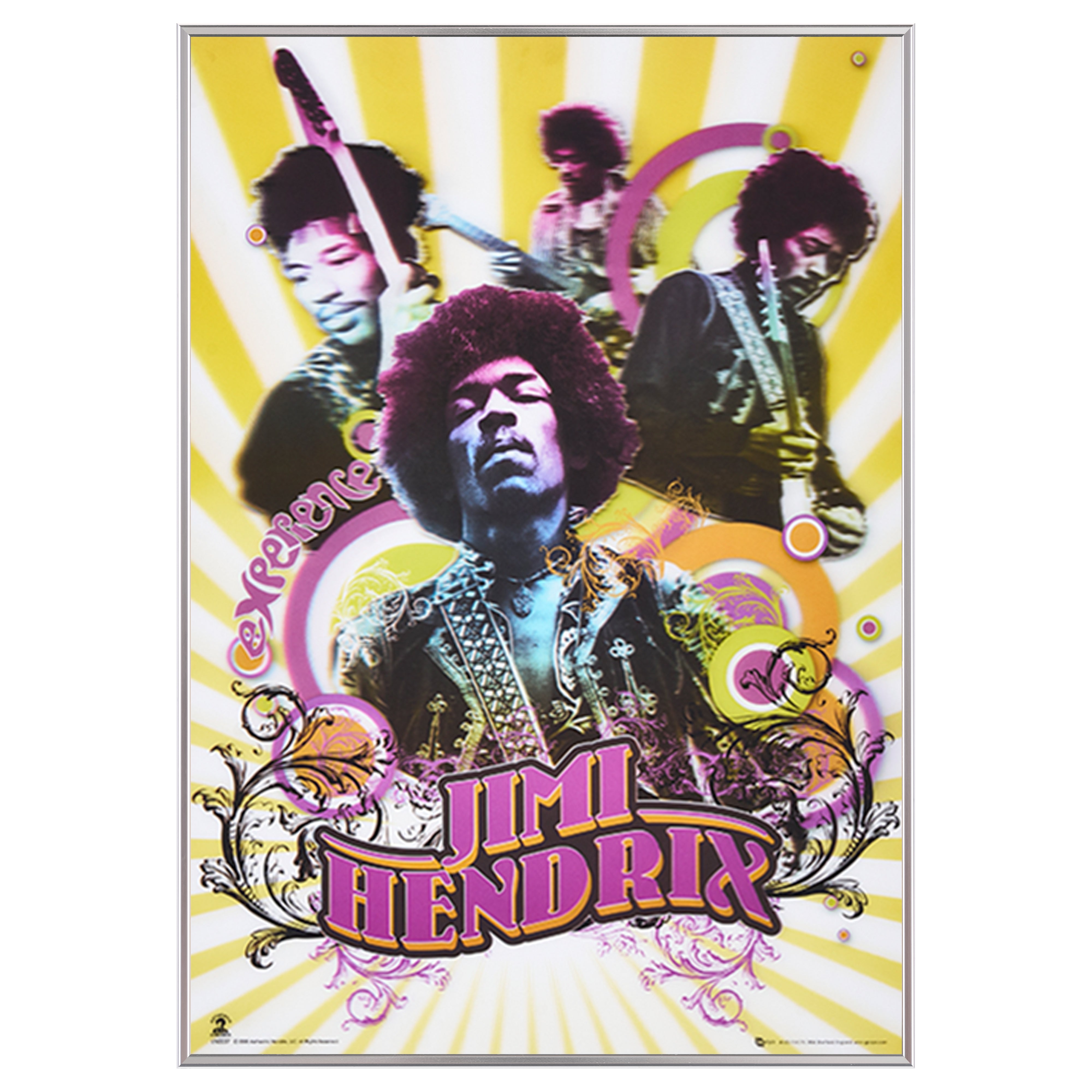 【限定3枚】”Jimi Hendrix” 3D Lenticular Poster - GB EYE 2008 / アノニマス