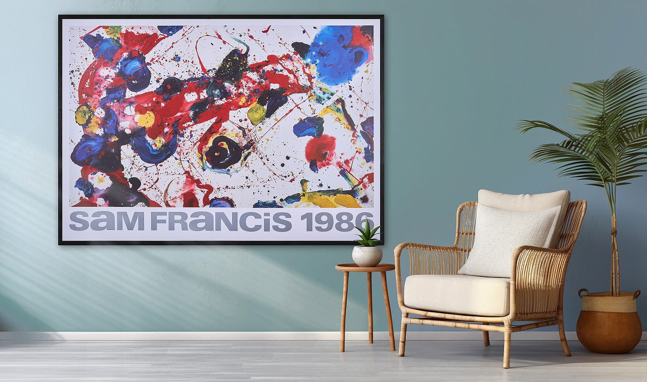 【限定10枚】acrylique sur toile 1988 / サム・フランシス