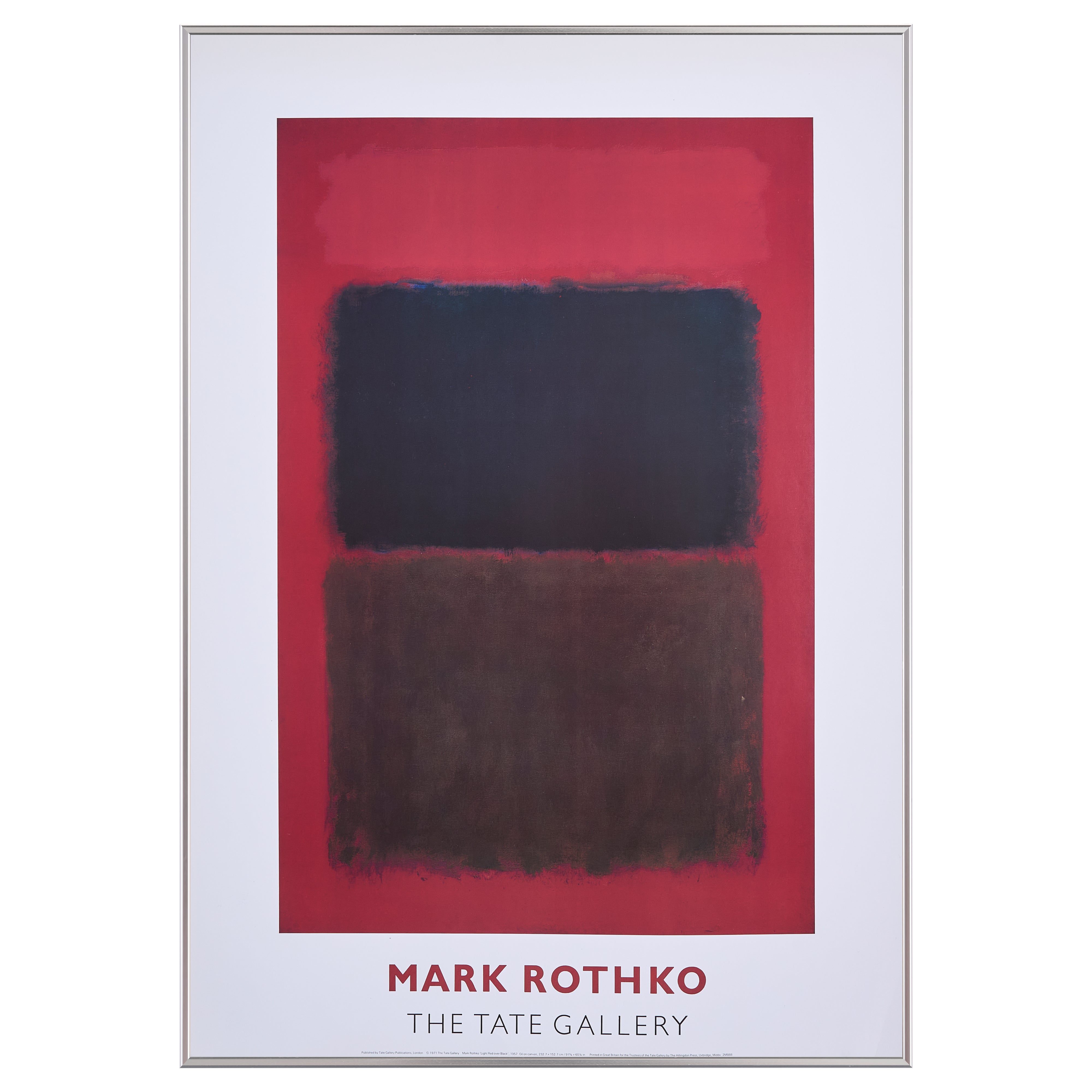 【限定10枚】Mark Rothko - THE TATE GALLERY 1971 / マーク・ロスコ